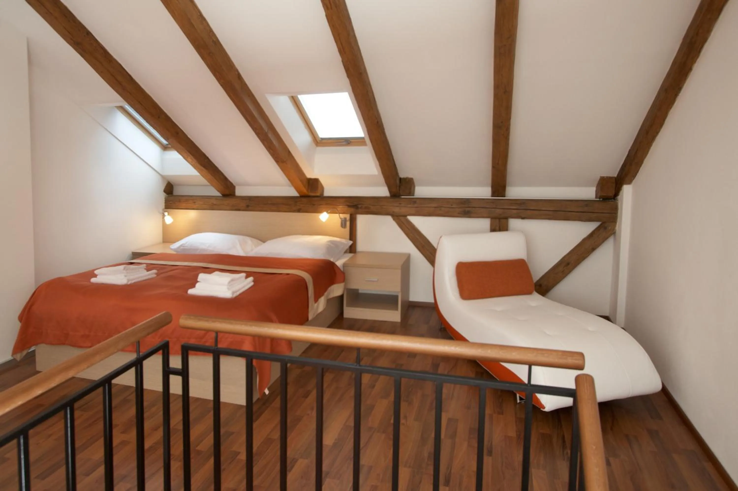 Bedroom, Bed in Residence U Černé Věže České Budějovice