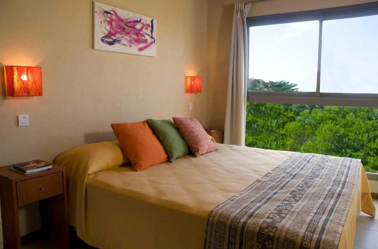 Bedroom, Bed in Viñas del Mar Apart & SPA Aparthotel