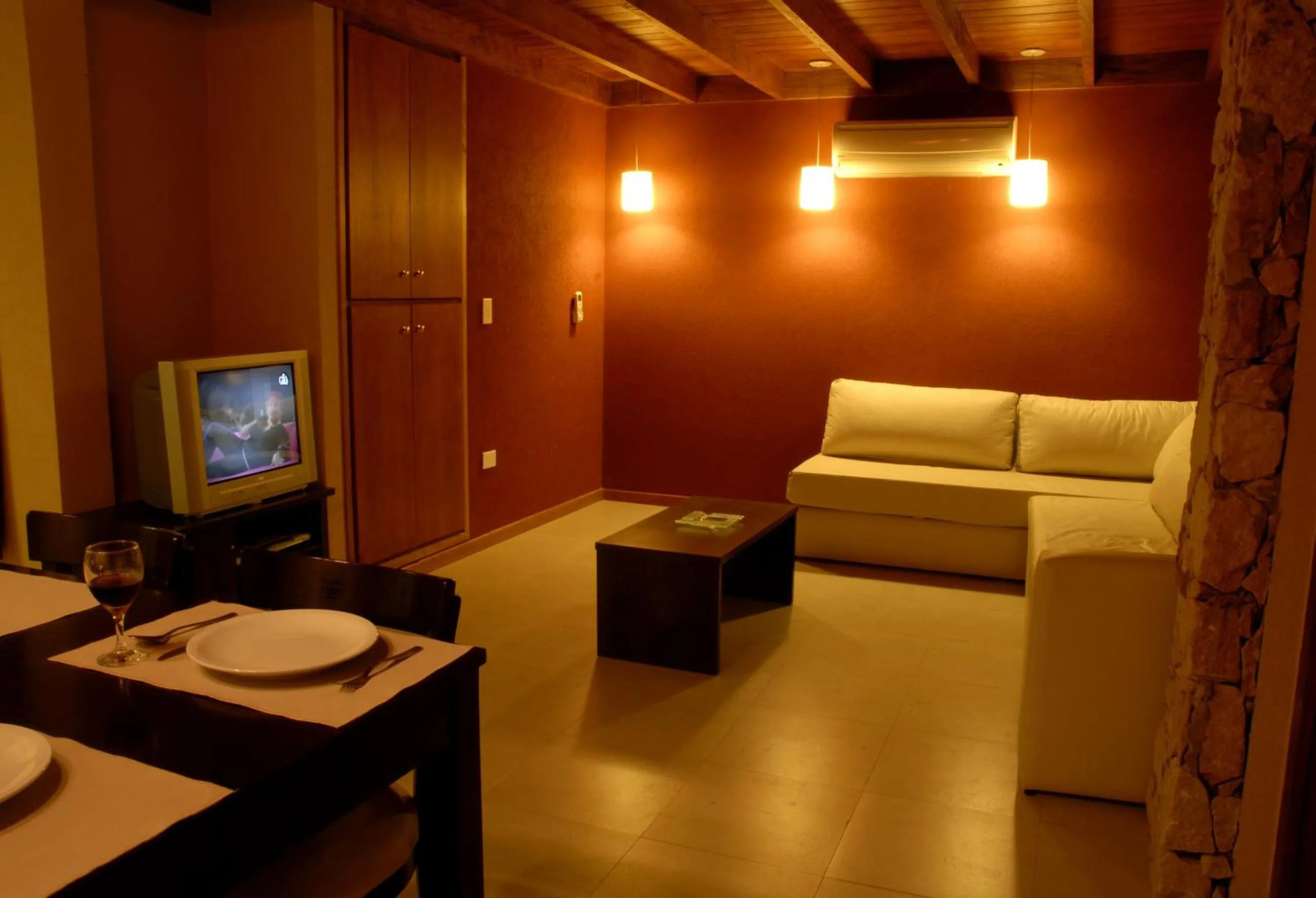 Living room in Viñas del Mar Apart & SPA Aparthotel