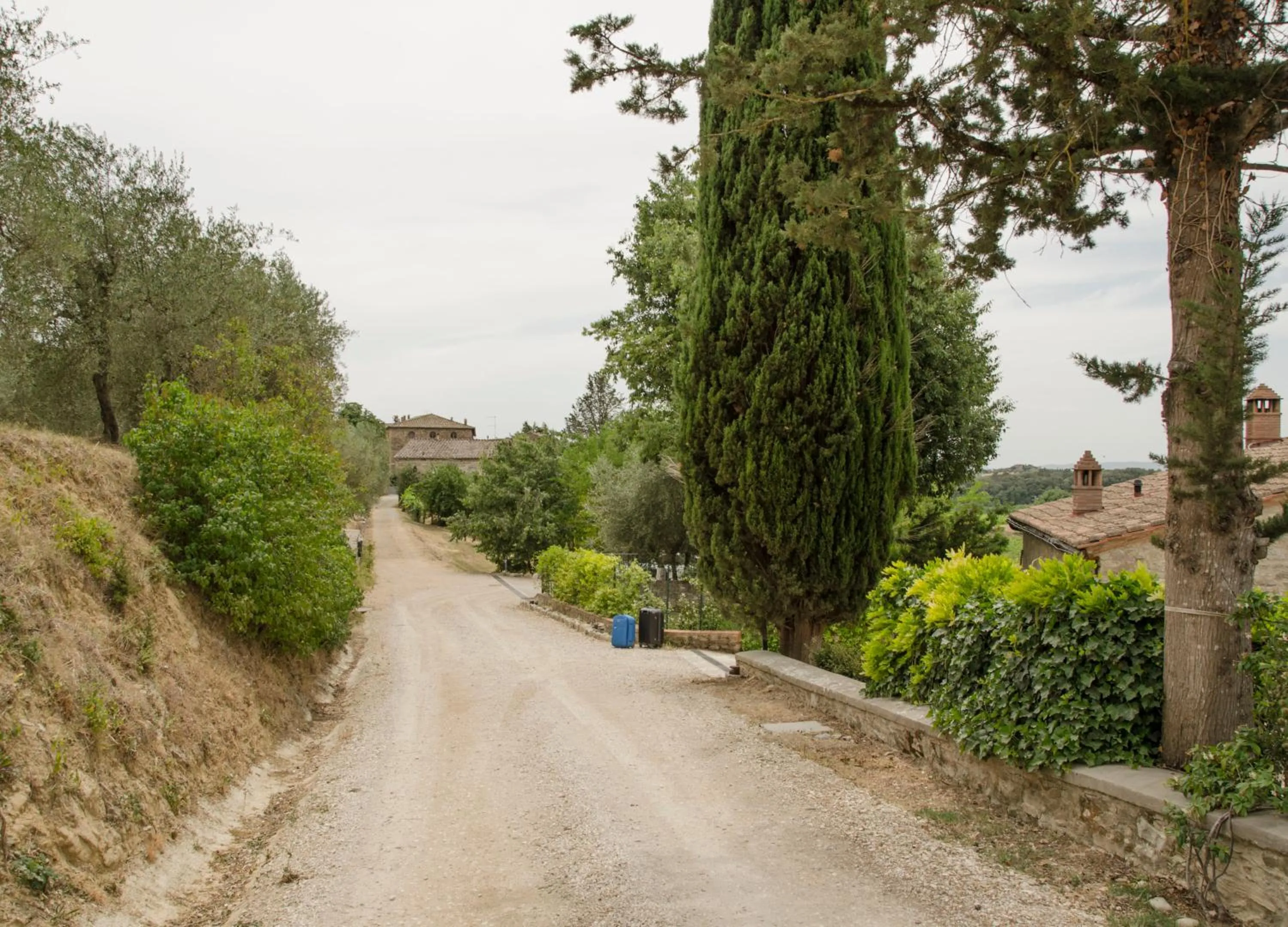 Street view in Chianti B&B Design infinity pool shared