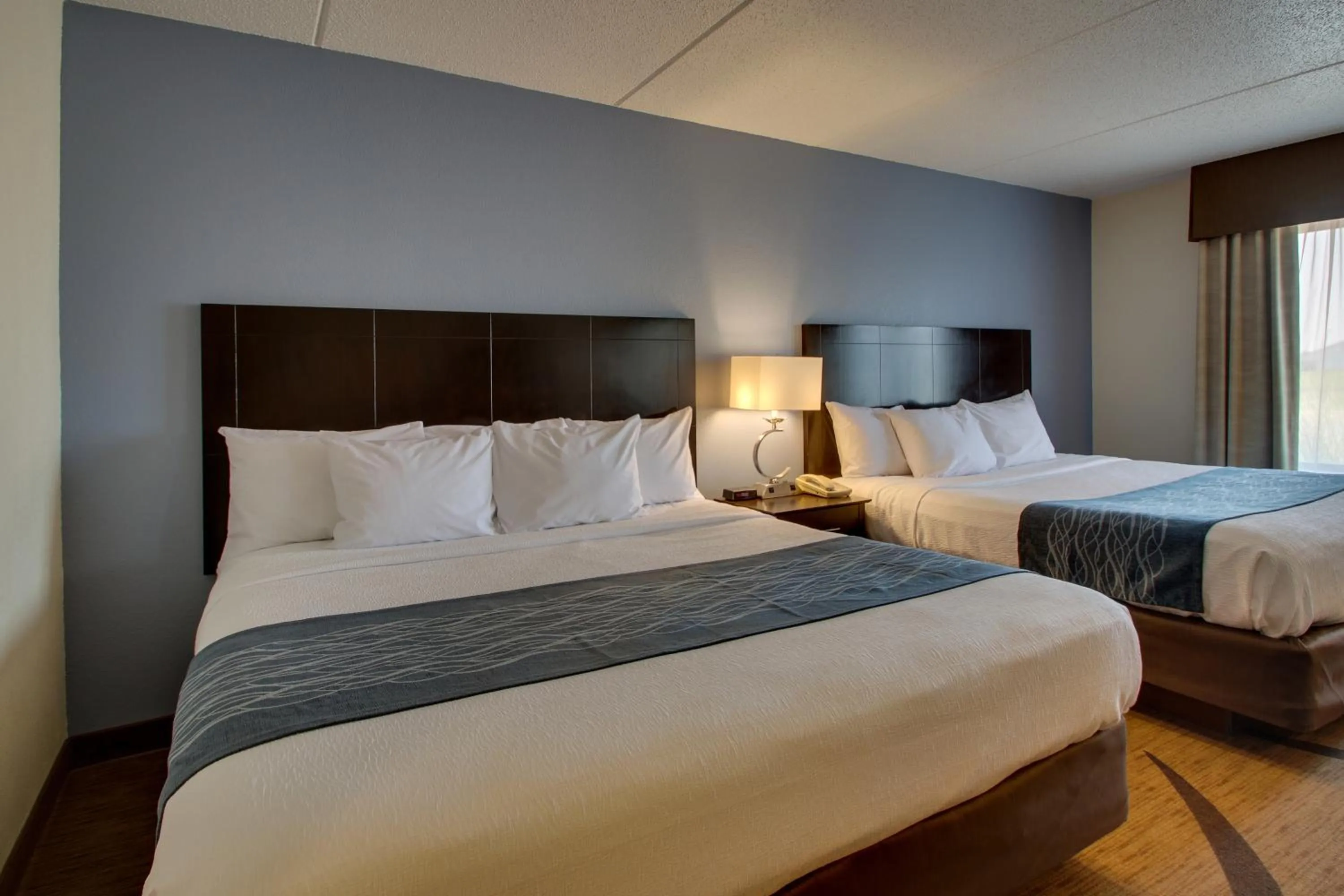 Bed in Greenfield Inn & Suites Owensboro, KY Airport