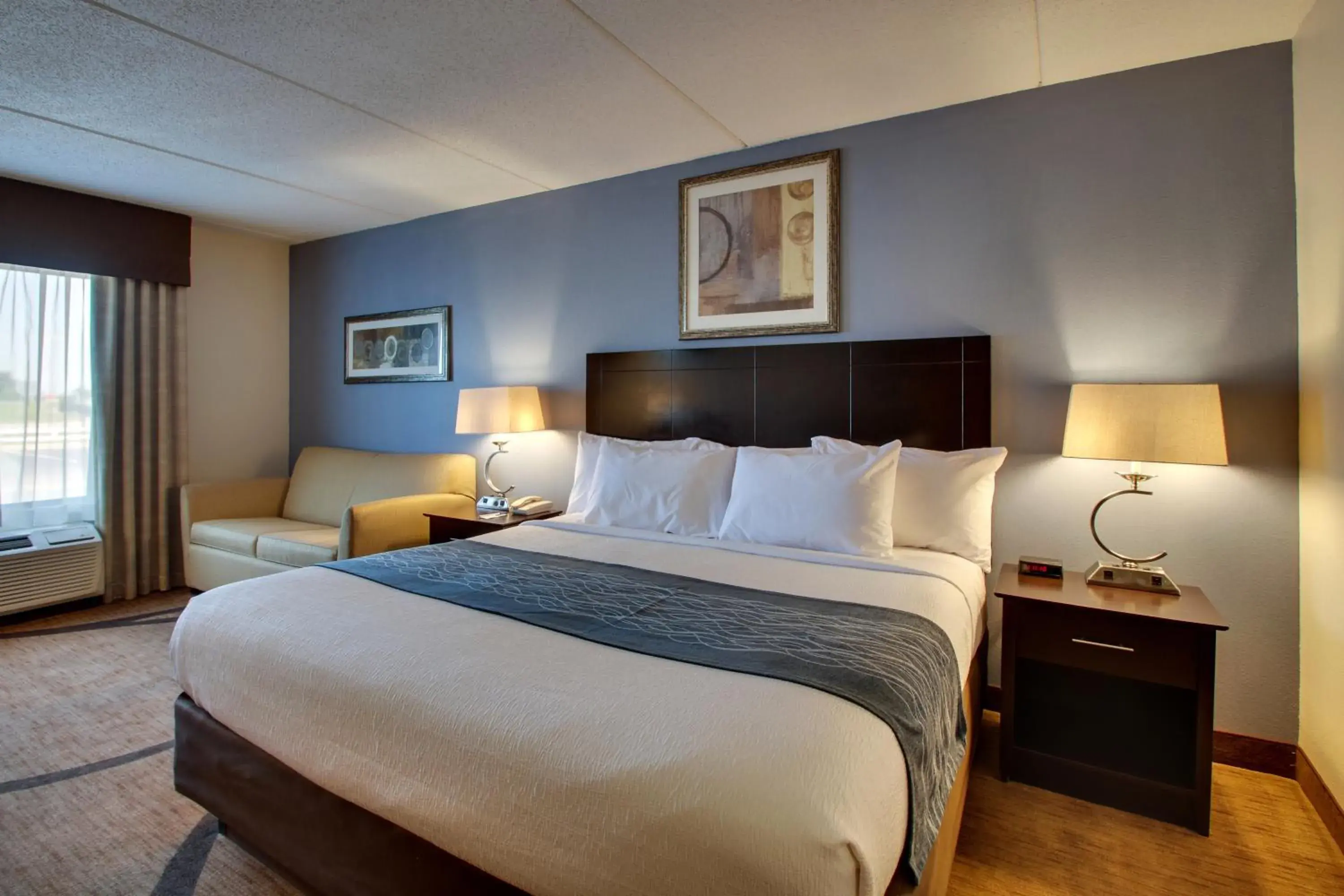 Bed in Wingfield Inn & Suites