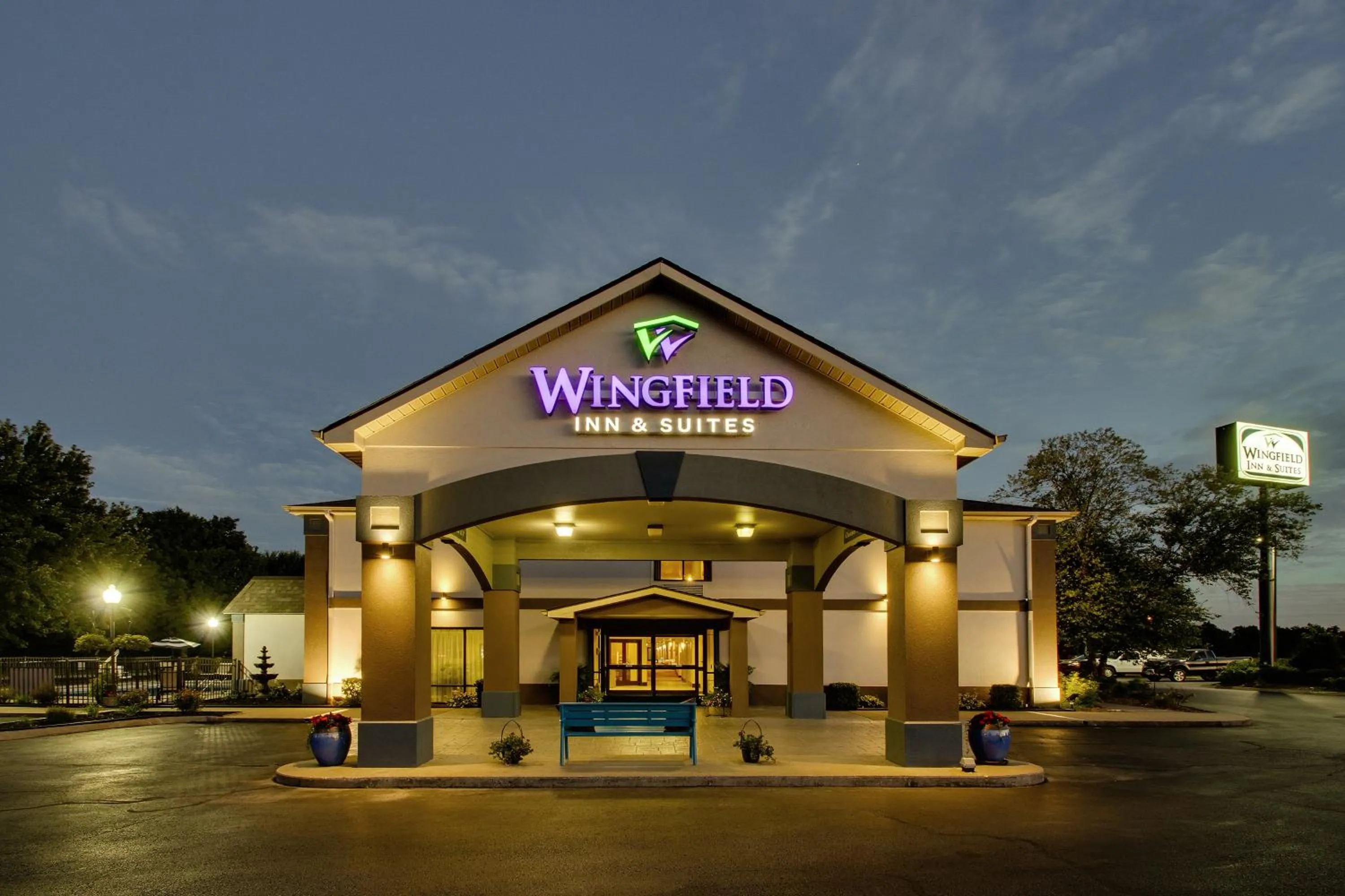 Property building in Greenfield Inn & Suites Owensboro, KY Airport