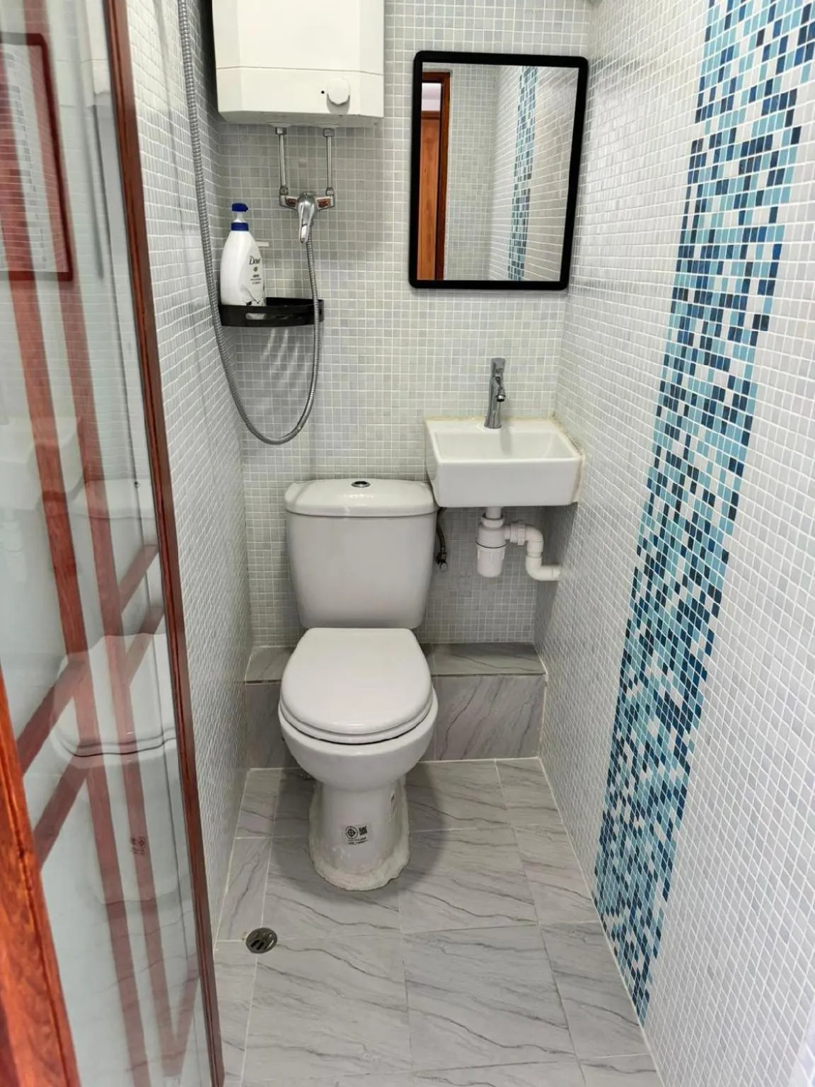 Toilet in Woodstock Hostel