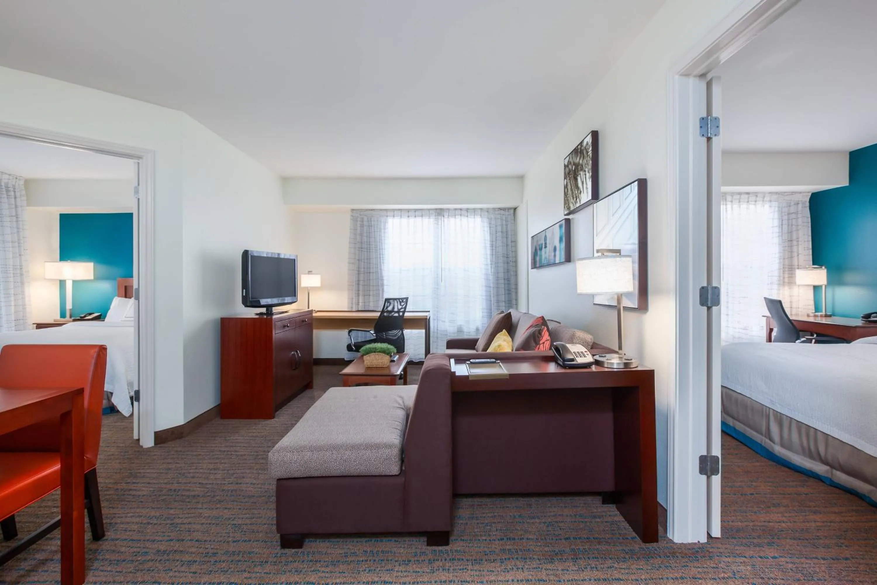 Bedroom, Bed in Residence Inn by Marriott Laredo Del Mar