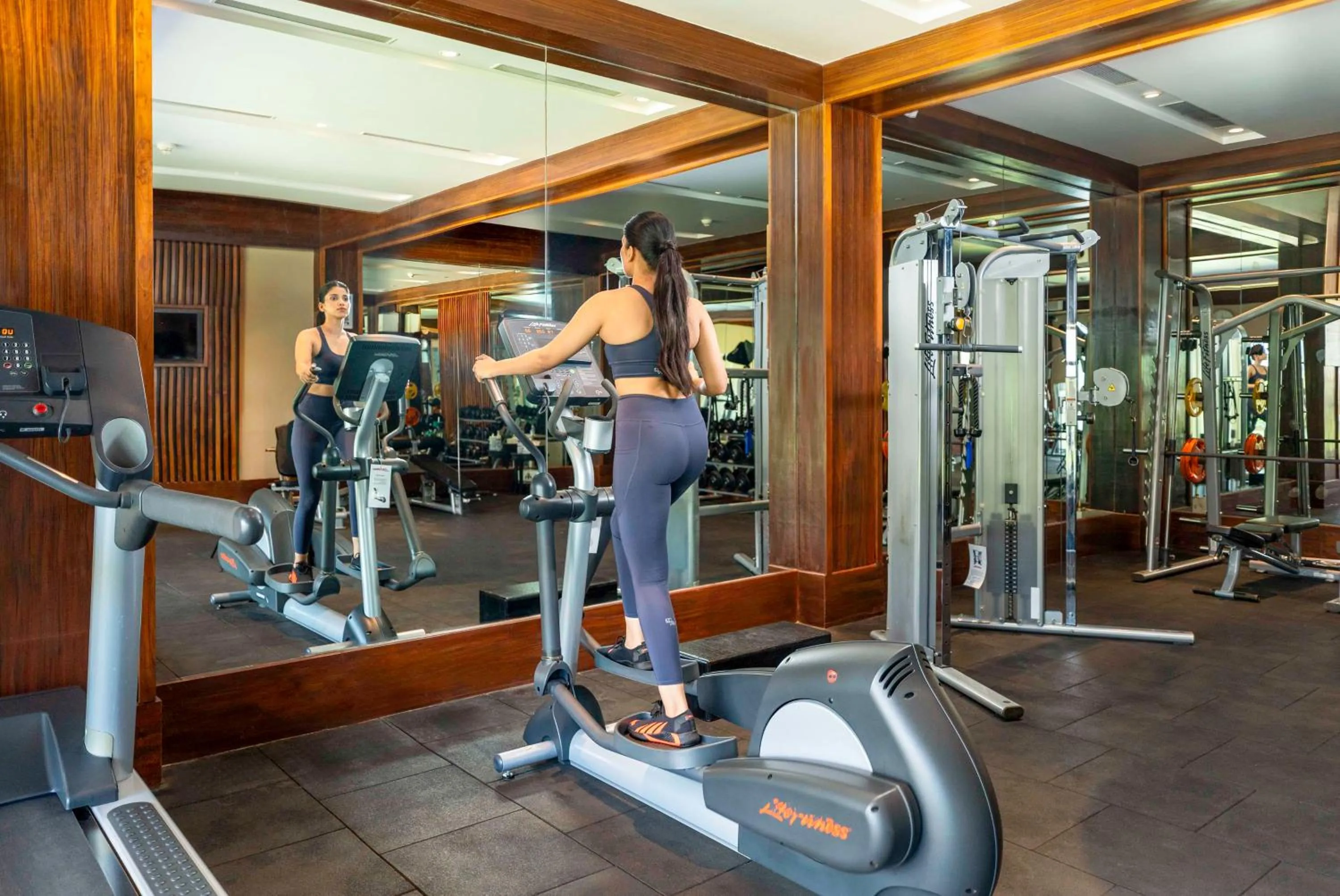 Fitness centre/facilities in Radisson Blu Plaza Resort & Convention Centre Karjat