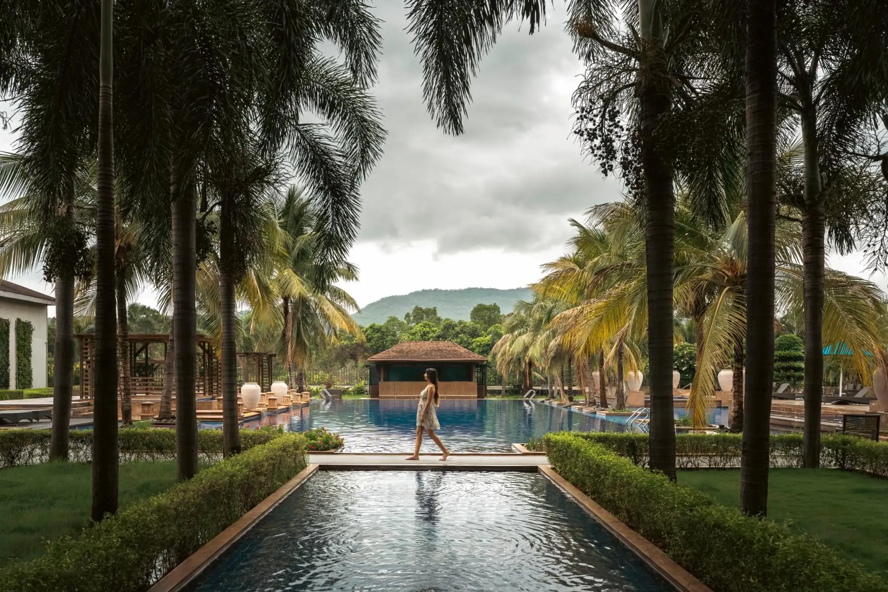 Swimming pool in Radisson Blu Plaza Resort & Convention Centre Karjat Swimming pool in Radisson Blu Plaza Resort & Convention Centre Karjat