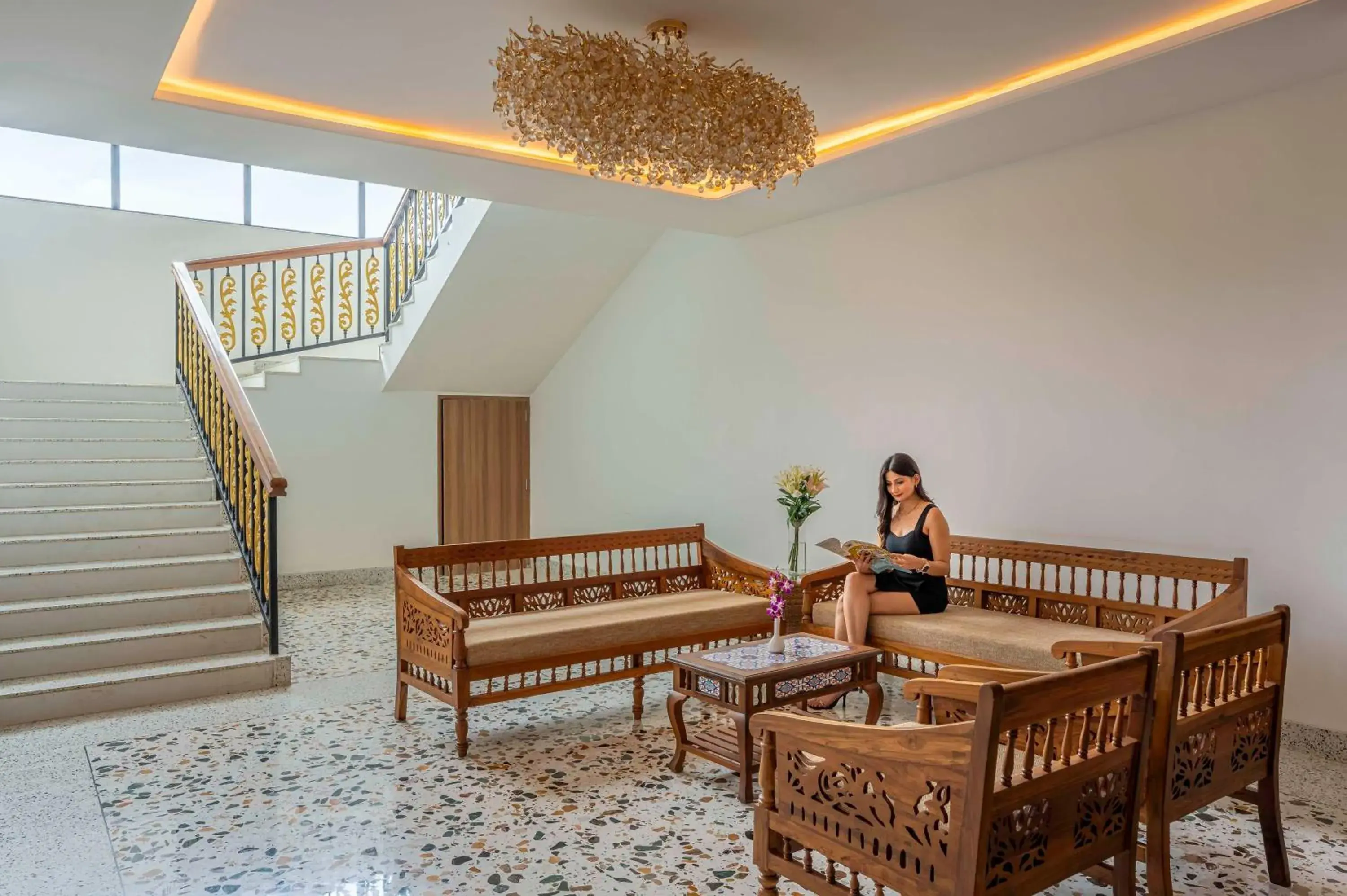 Lobby or reception in Radisson Blu Plaza Resort & Convention Centre Karjat Lobby or reception in Radisson Blu Plaza Resort & Convention Centre Karjat