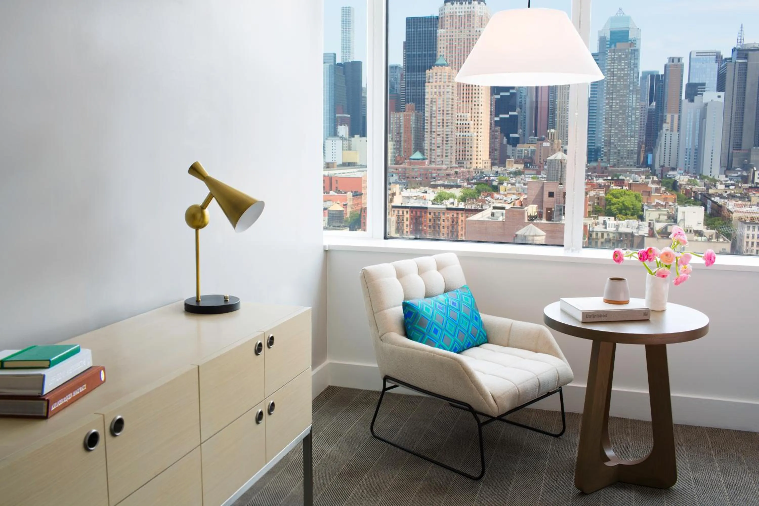 Seating area in Ink 48 Hotel