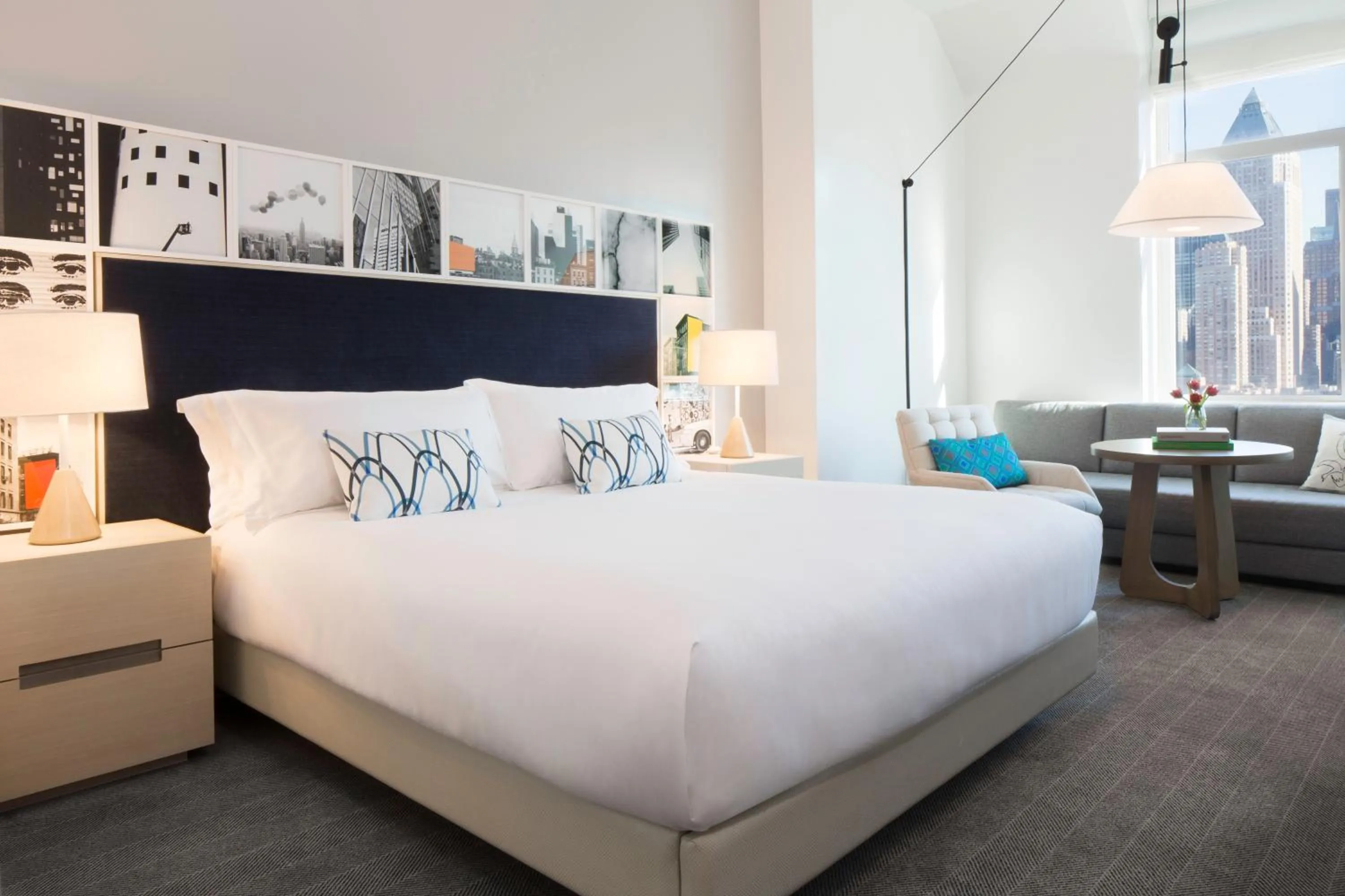 Photo of the whole room, Bed in Ink 48 Hotel