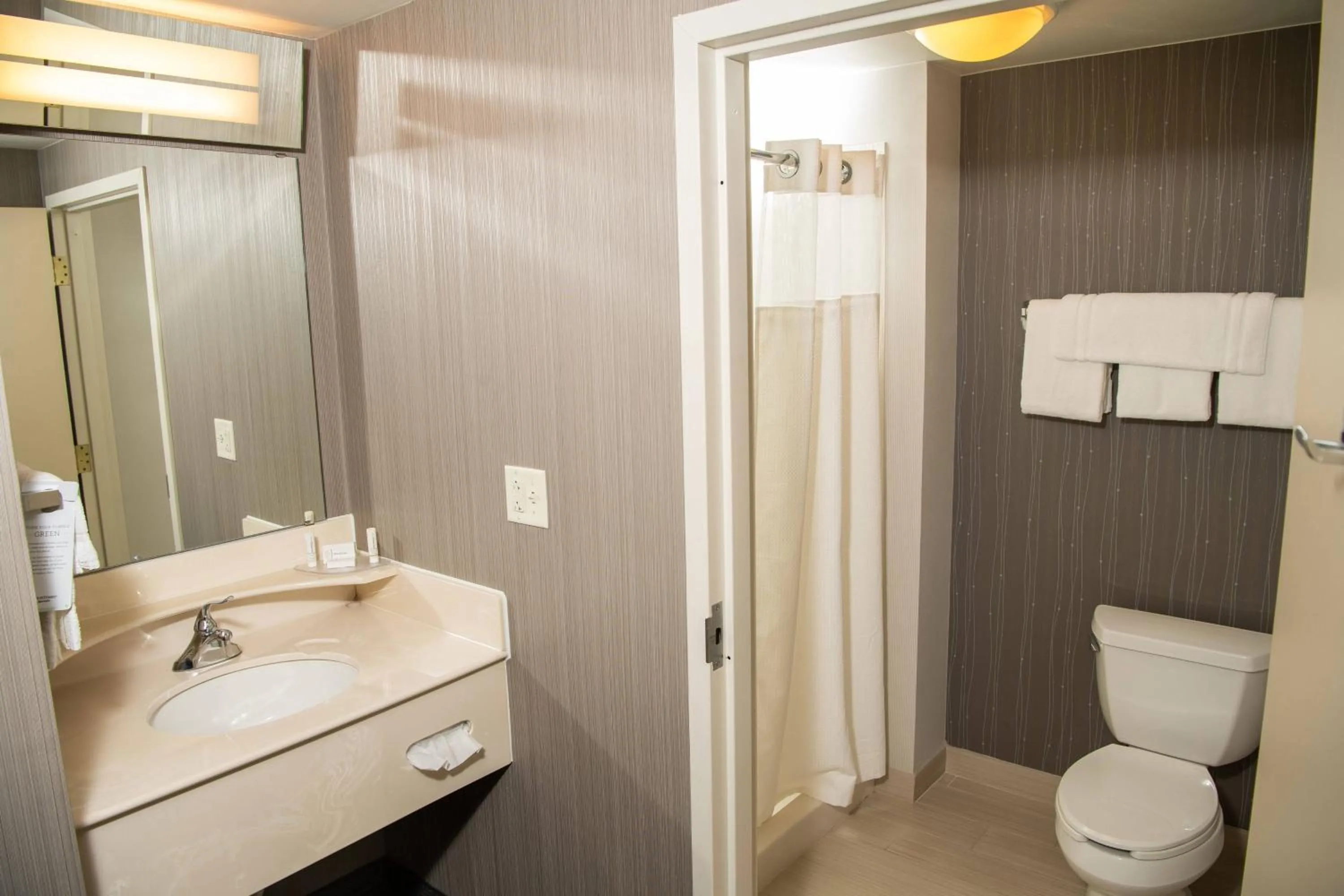 Bathroom in Courtyard by Marriott Erie Ambassador Conference Center