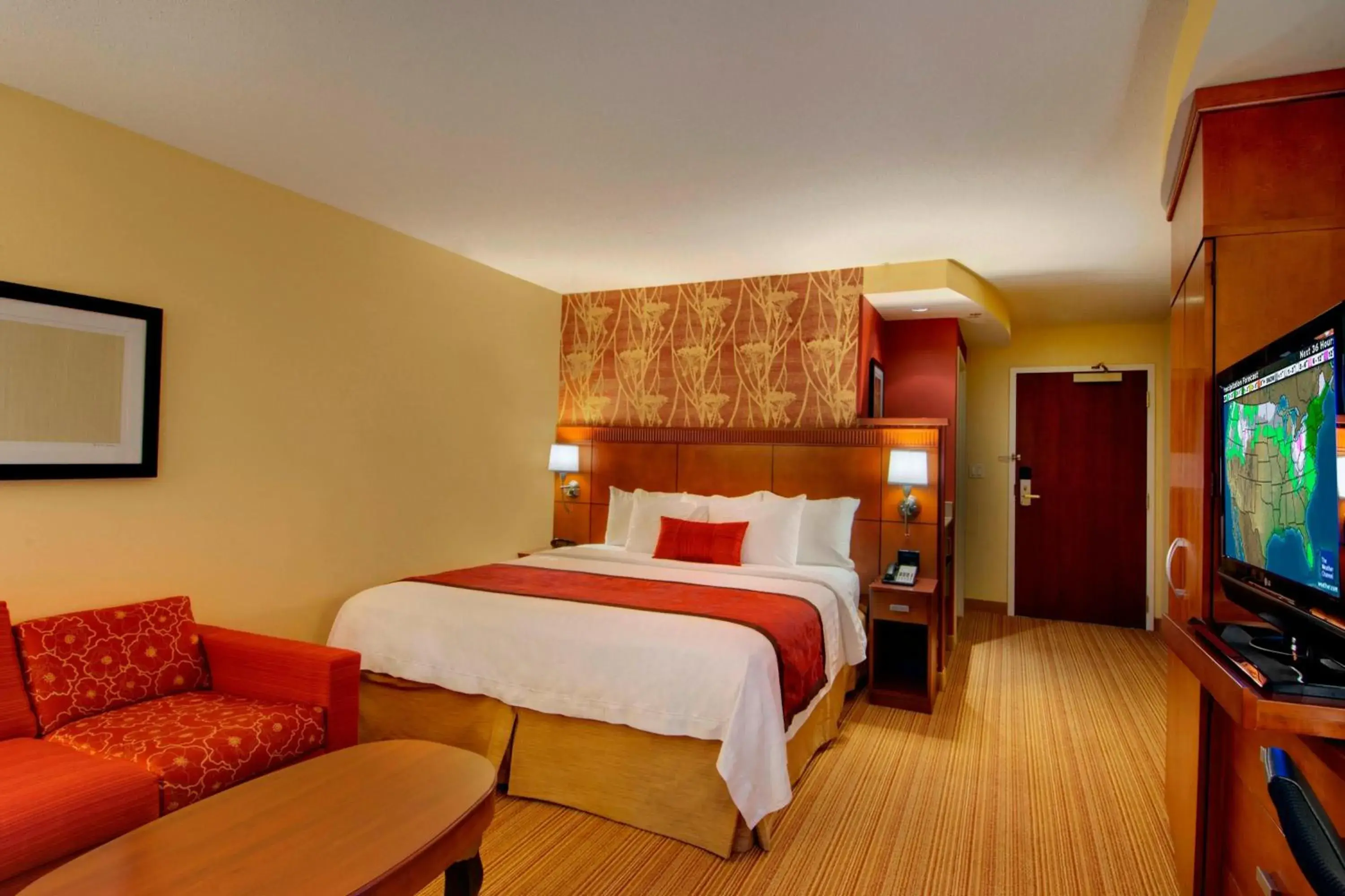 King Room with Sofa Bed and Adapted Tub - Mobility Accessible in Courtyard by Marriott Madison East King Room with Sofa Bed and Adapted Tub - Mobility Accessible in Courtyard by Marriott Madison East