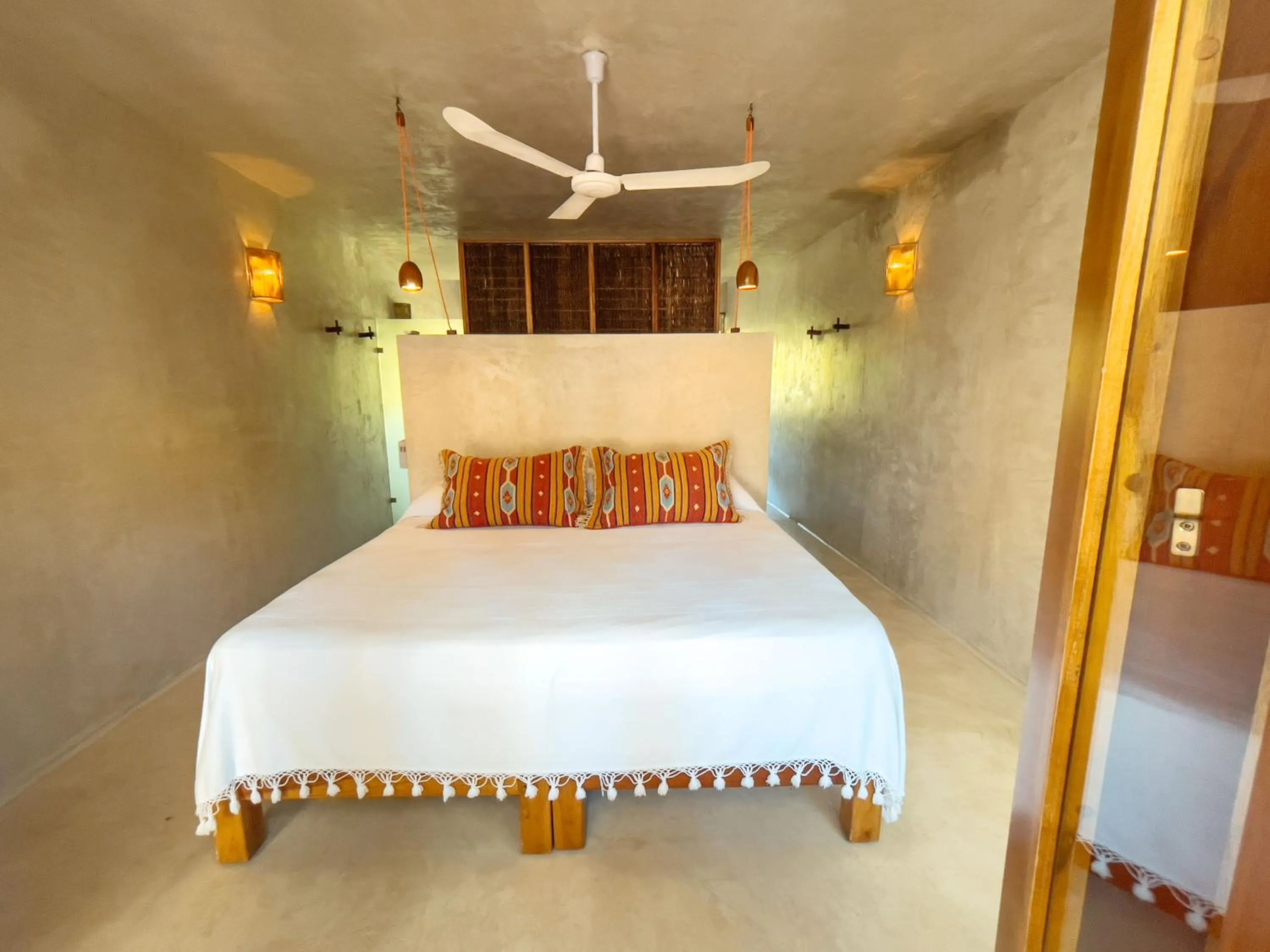 Bed in Hotel Pocna Tulum