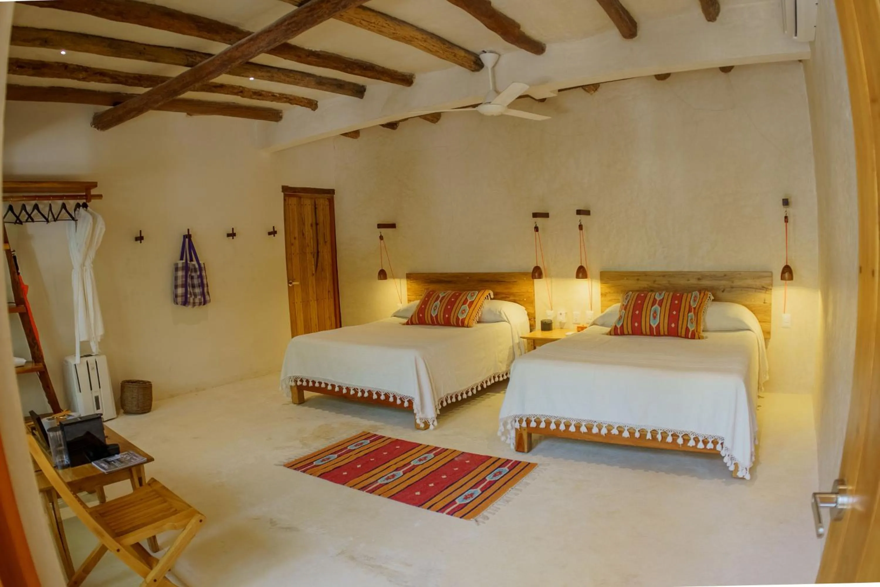 Bed in Hotel Pocna Tulum