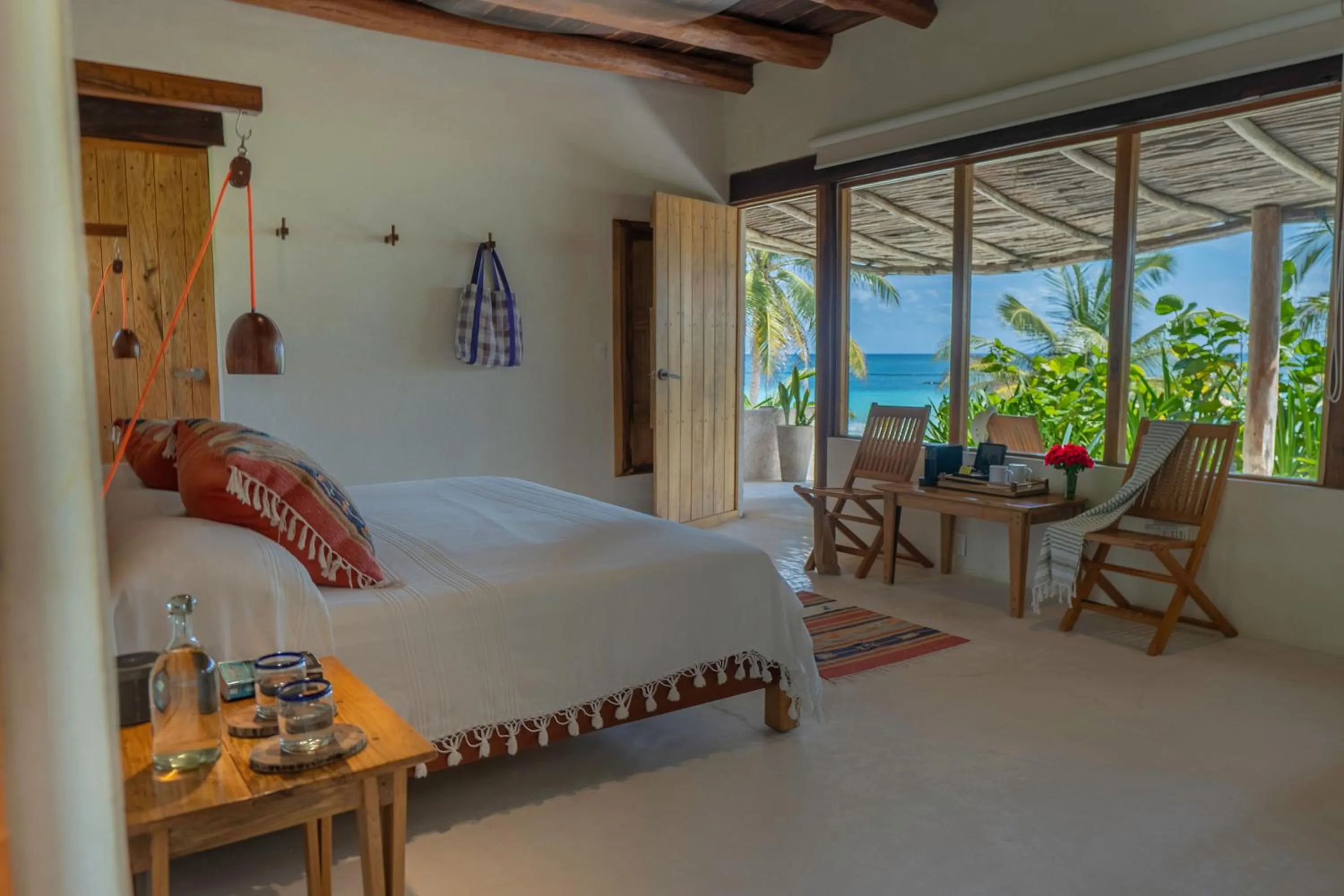 Bed in Hotel Pocna Tulum