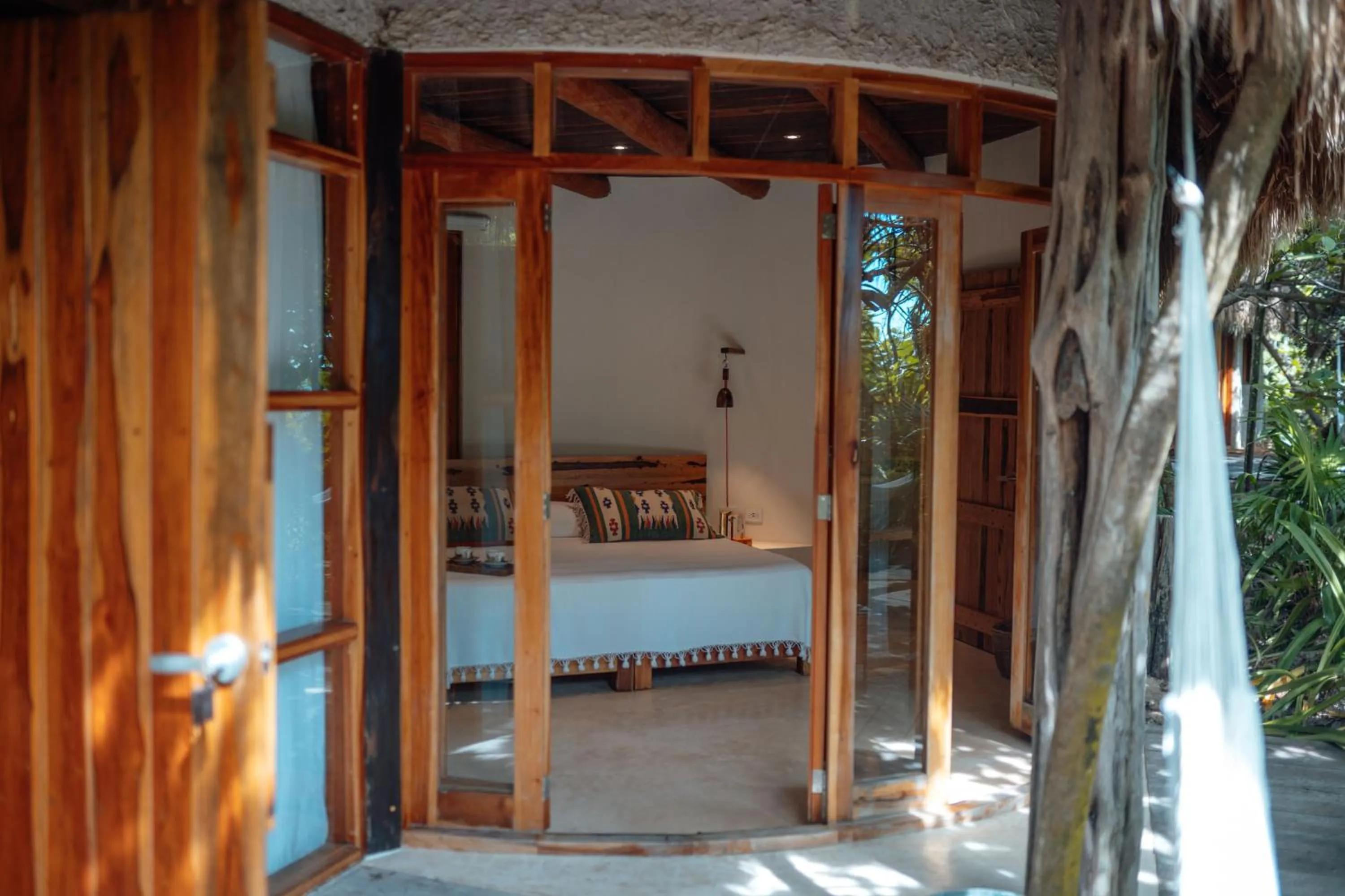 Natural landscape, Bed in Hotel Pocna Tulum