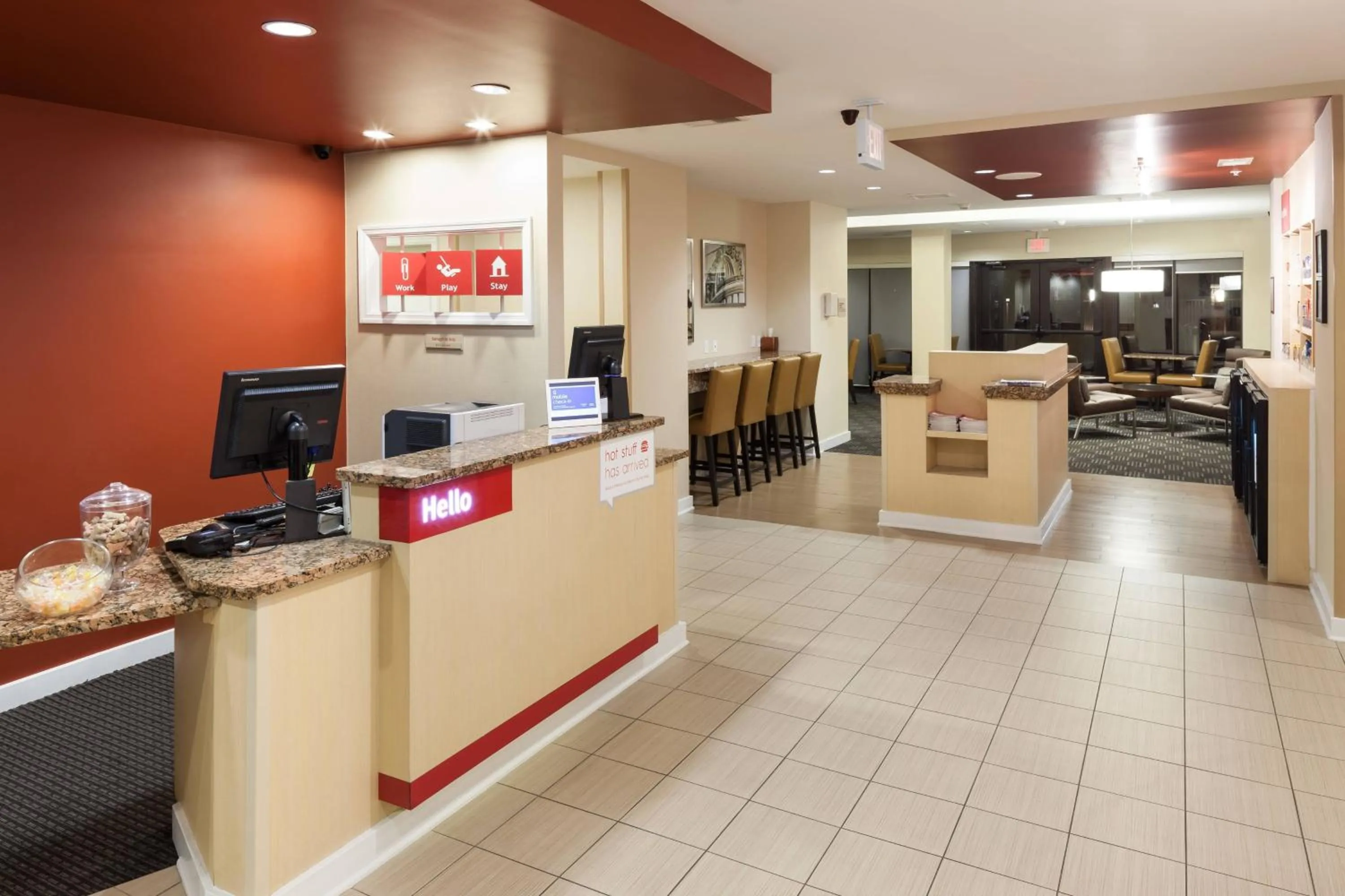 Lobby or reception in TownePlace Suites Columbia Southeast / Fort Jackson