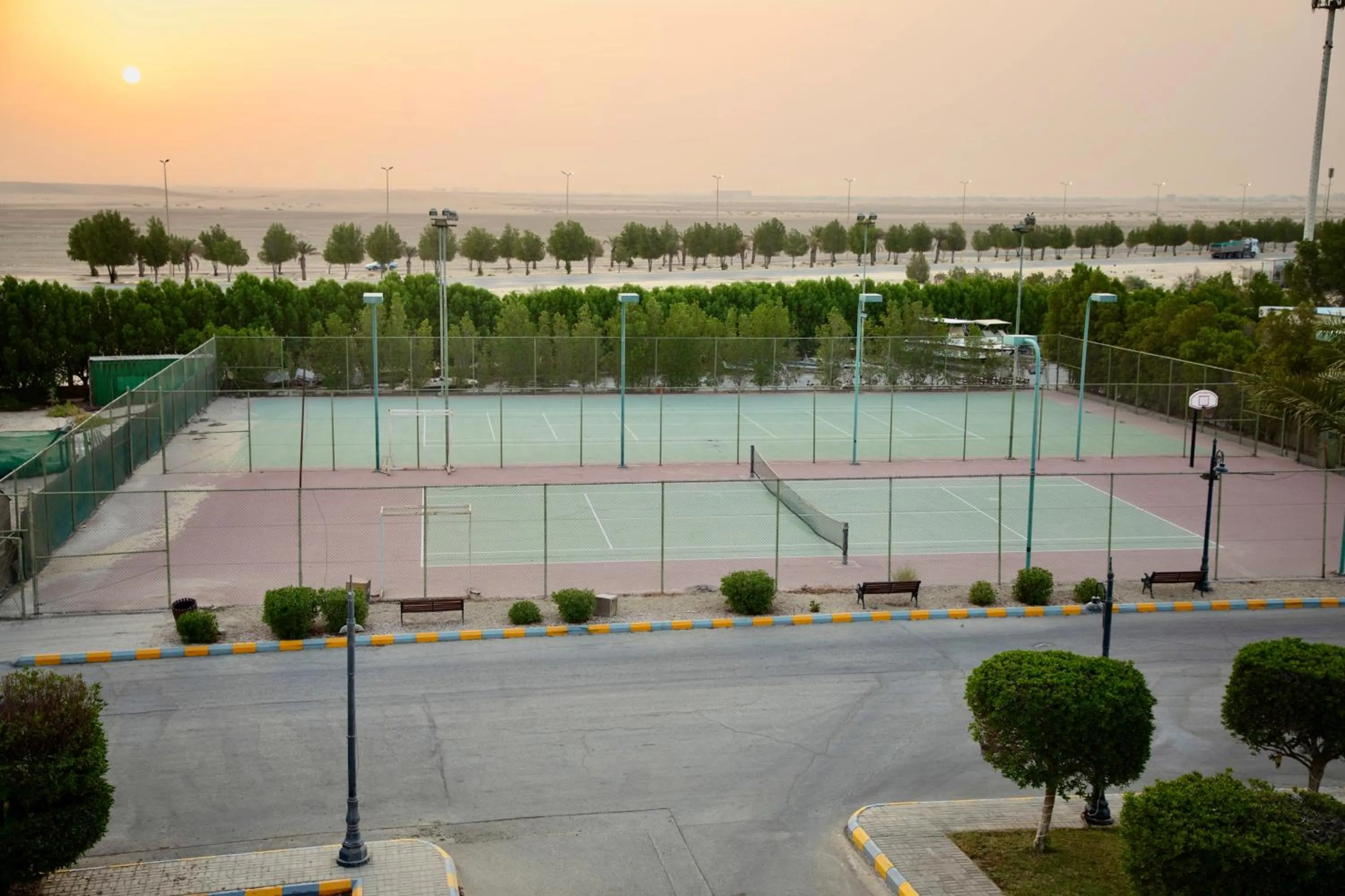 Property building in Mena Holiday Beach Resort Half Moon