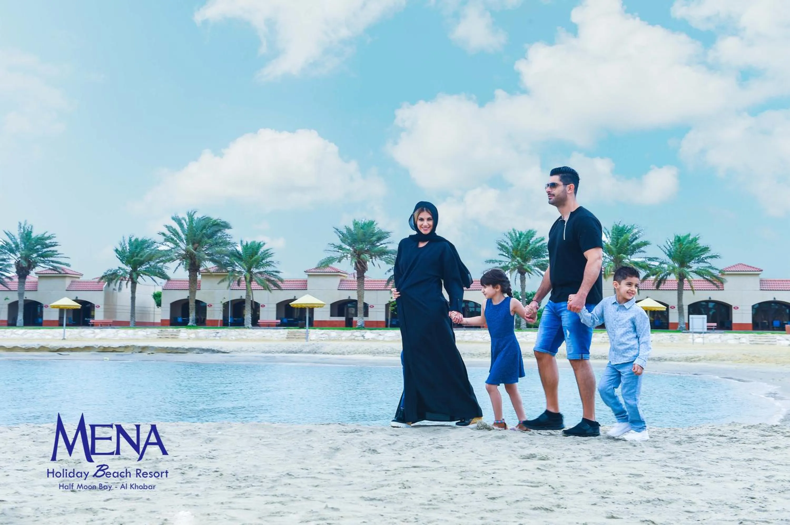 Family in Mena Holiday Beach Resort Half Moon