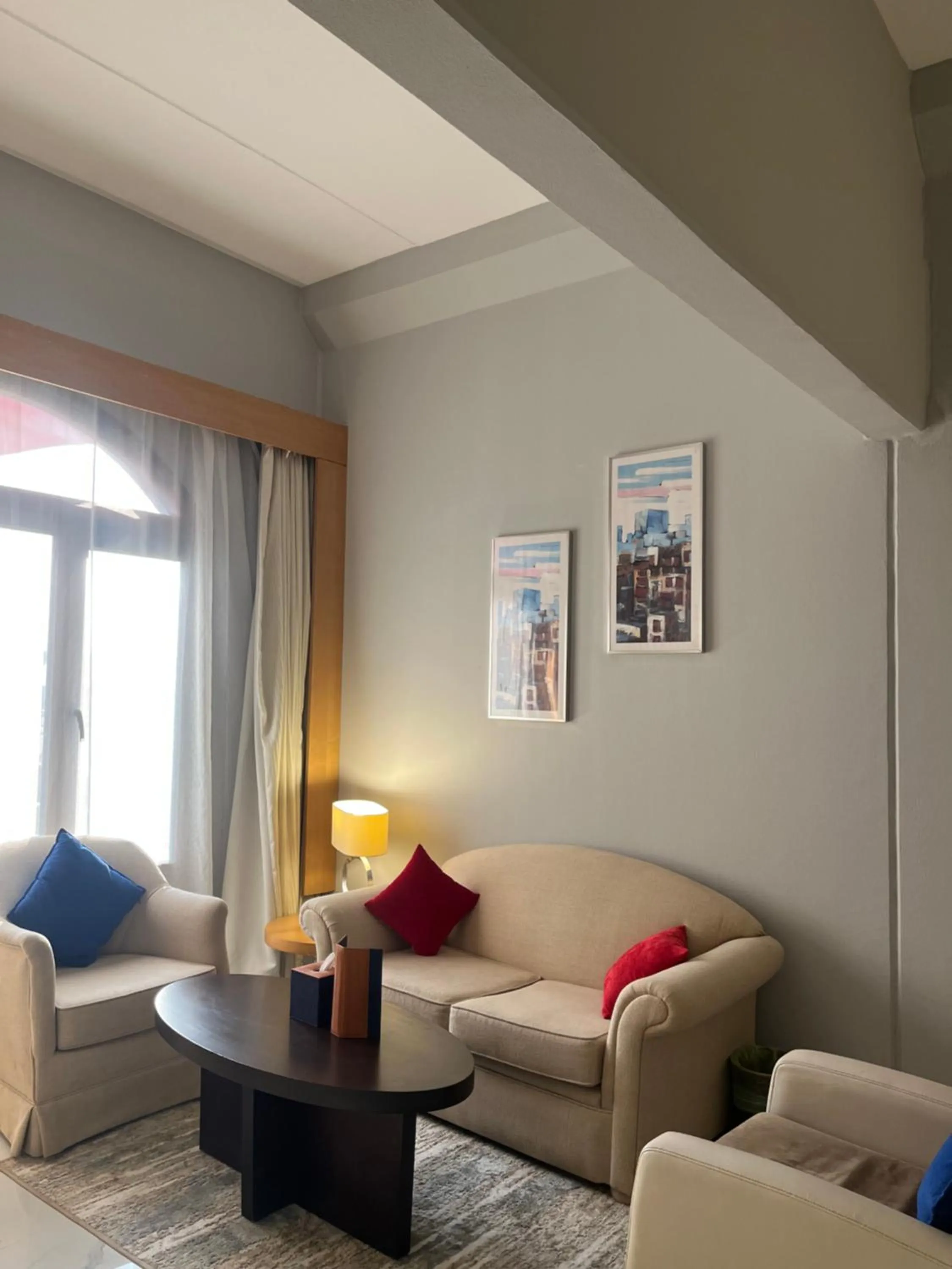 Seating area in Mena Holiday Beach Resort Half Moon