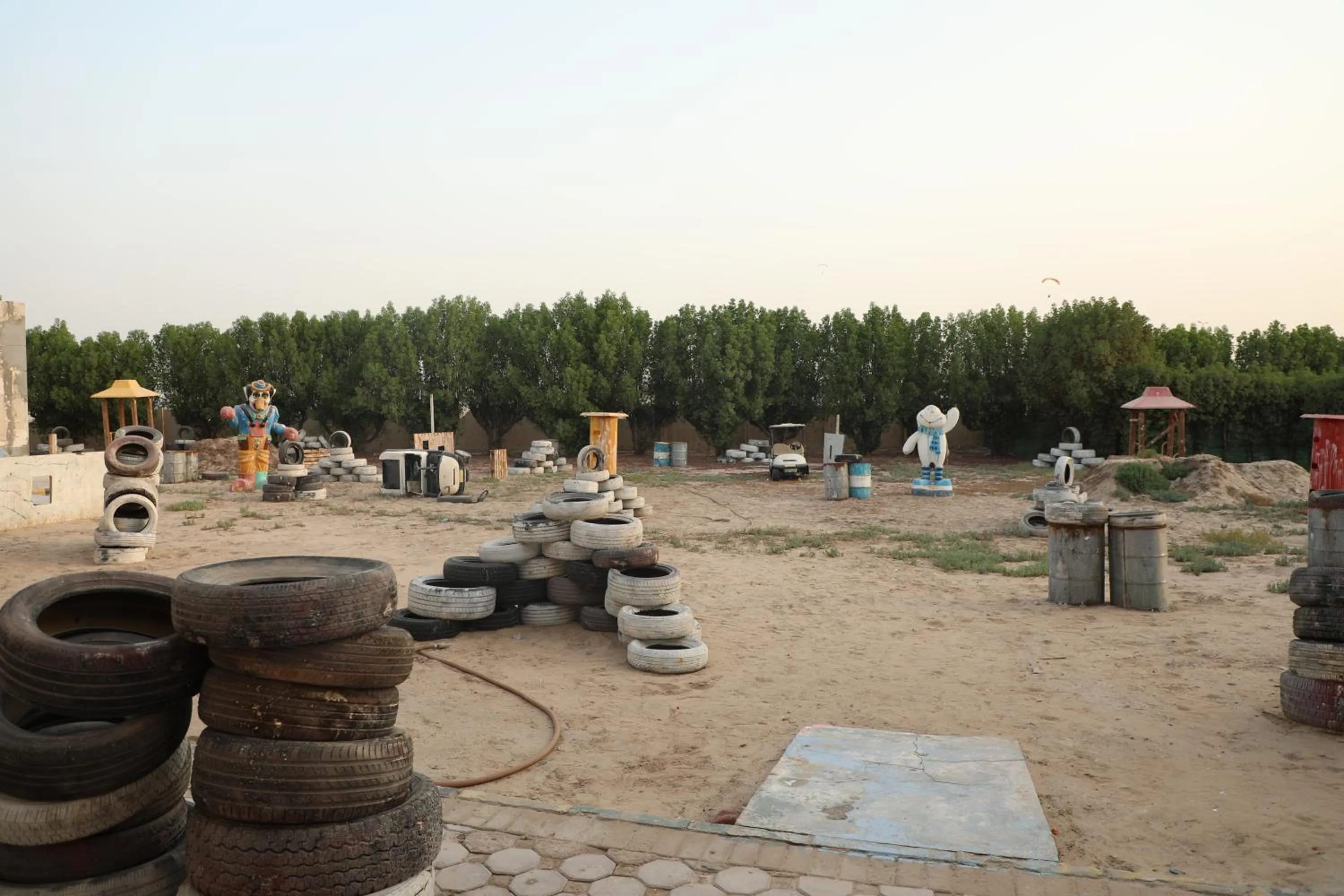 Property building in Mena Holiday Beach Resort Half Moon