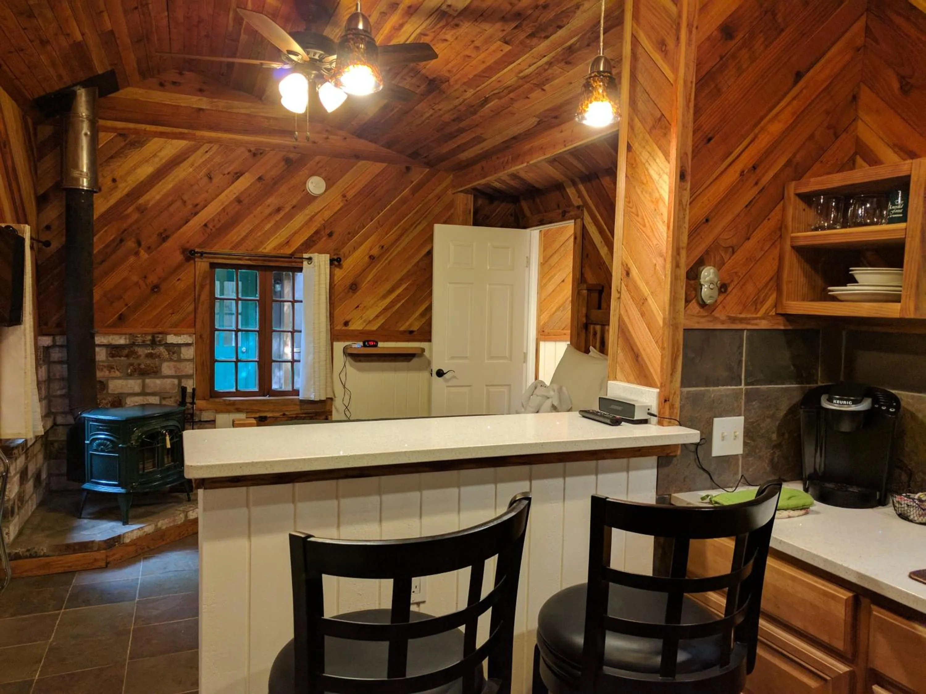 Photo of the whole room in Emerald Forest Cabins