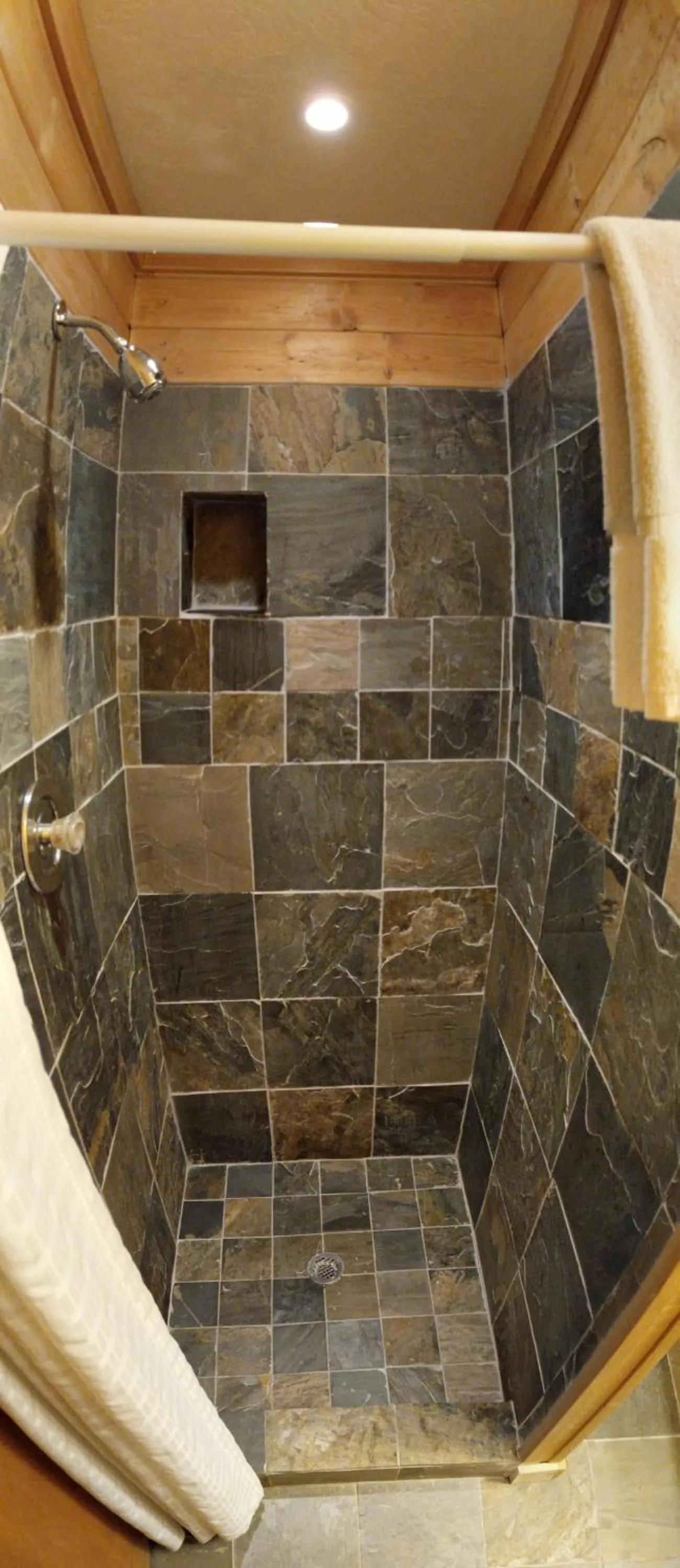 Shower in Emerald Forest Cabins