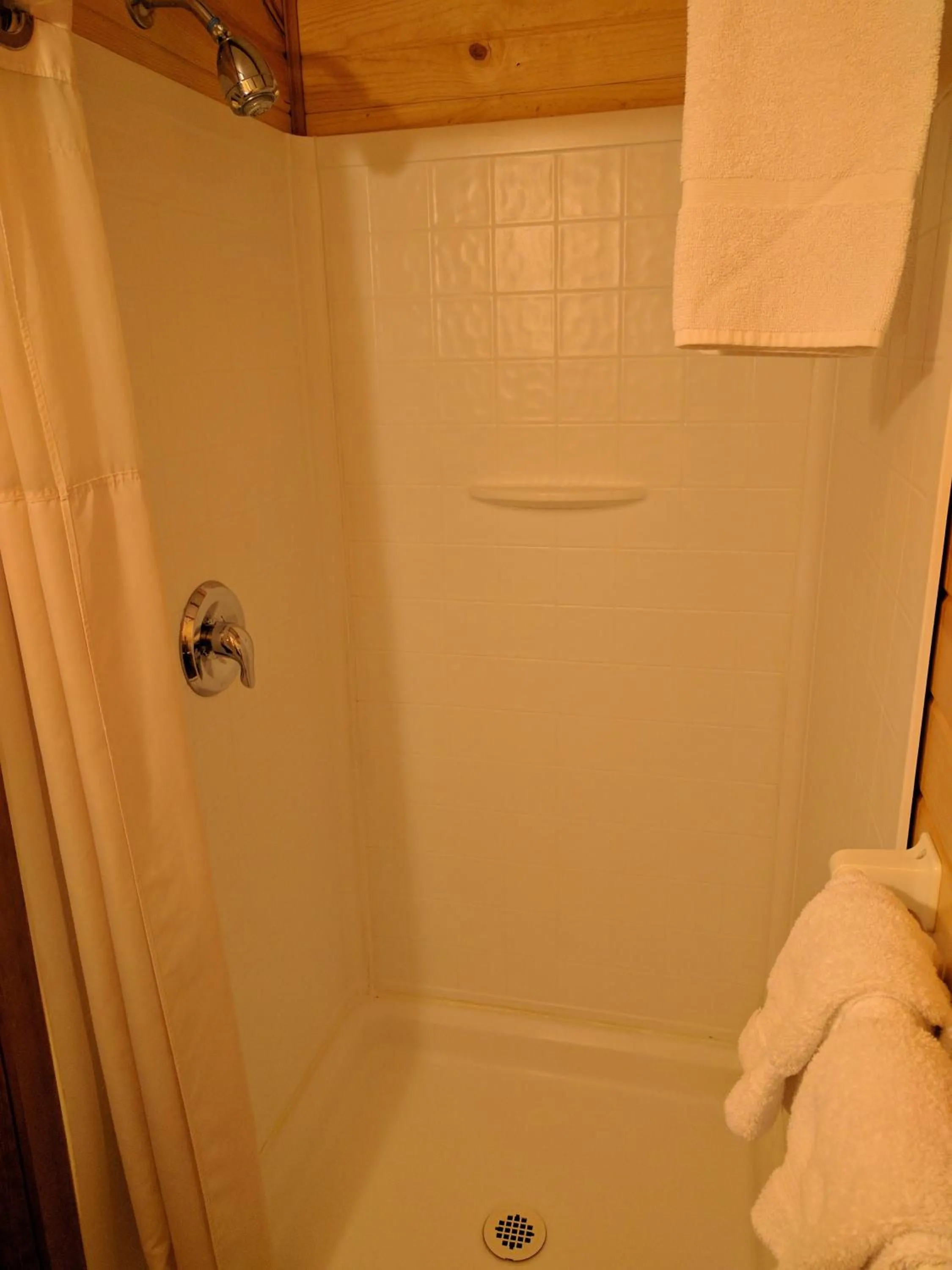 Shower in Emerald Forest Cabins