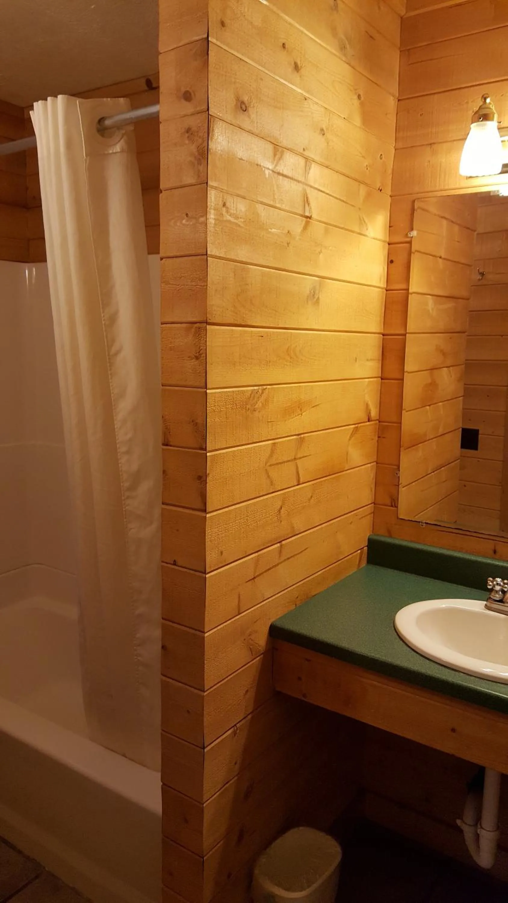 Bathroom in Emerald Forest Cabins