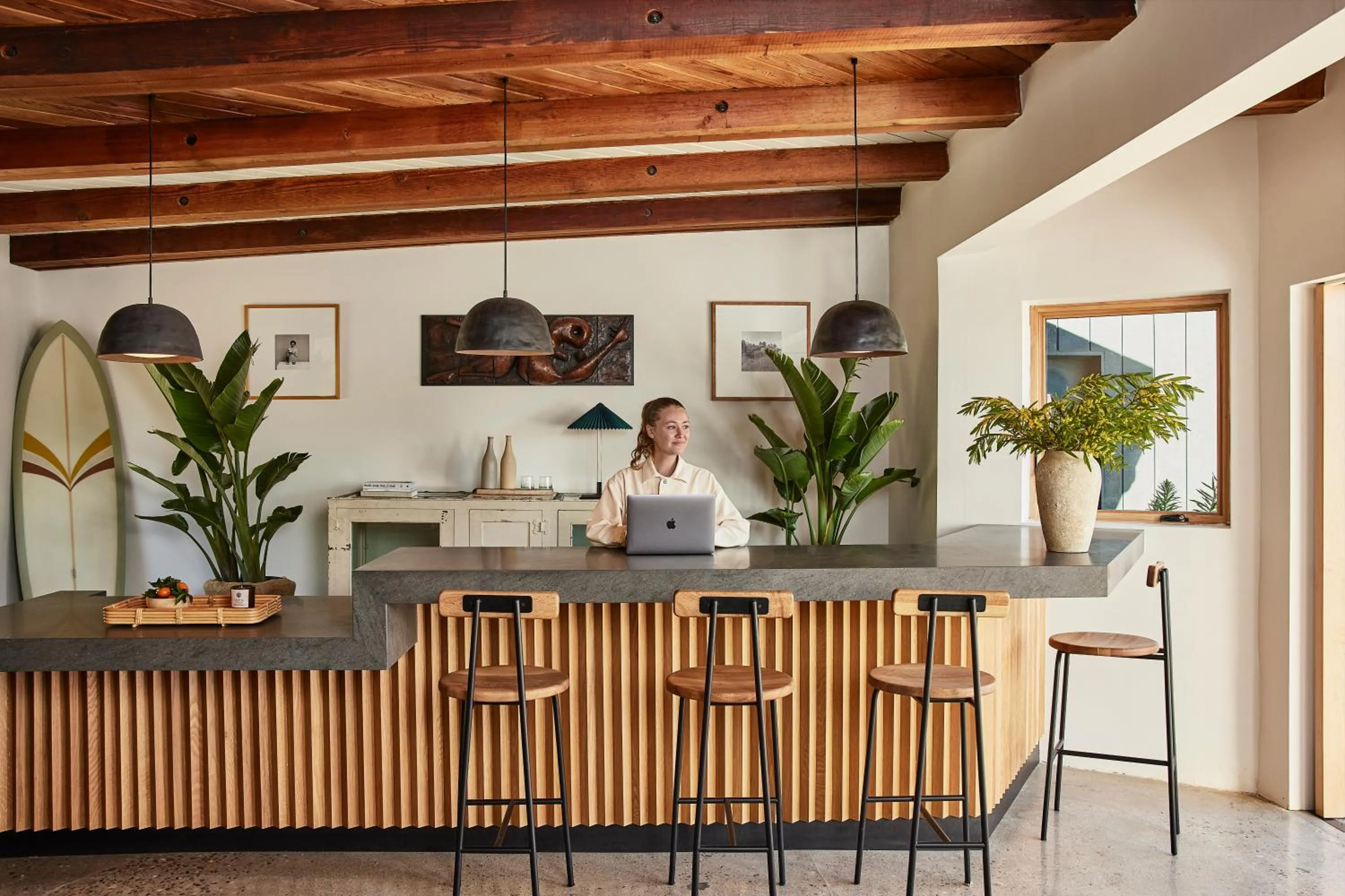 Lobby or reception in Hotel June Malibu