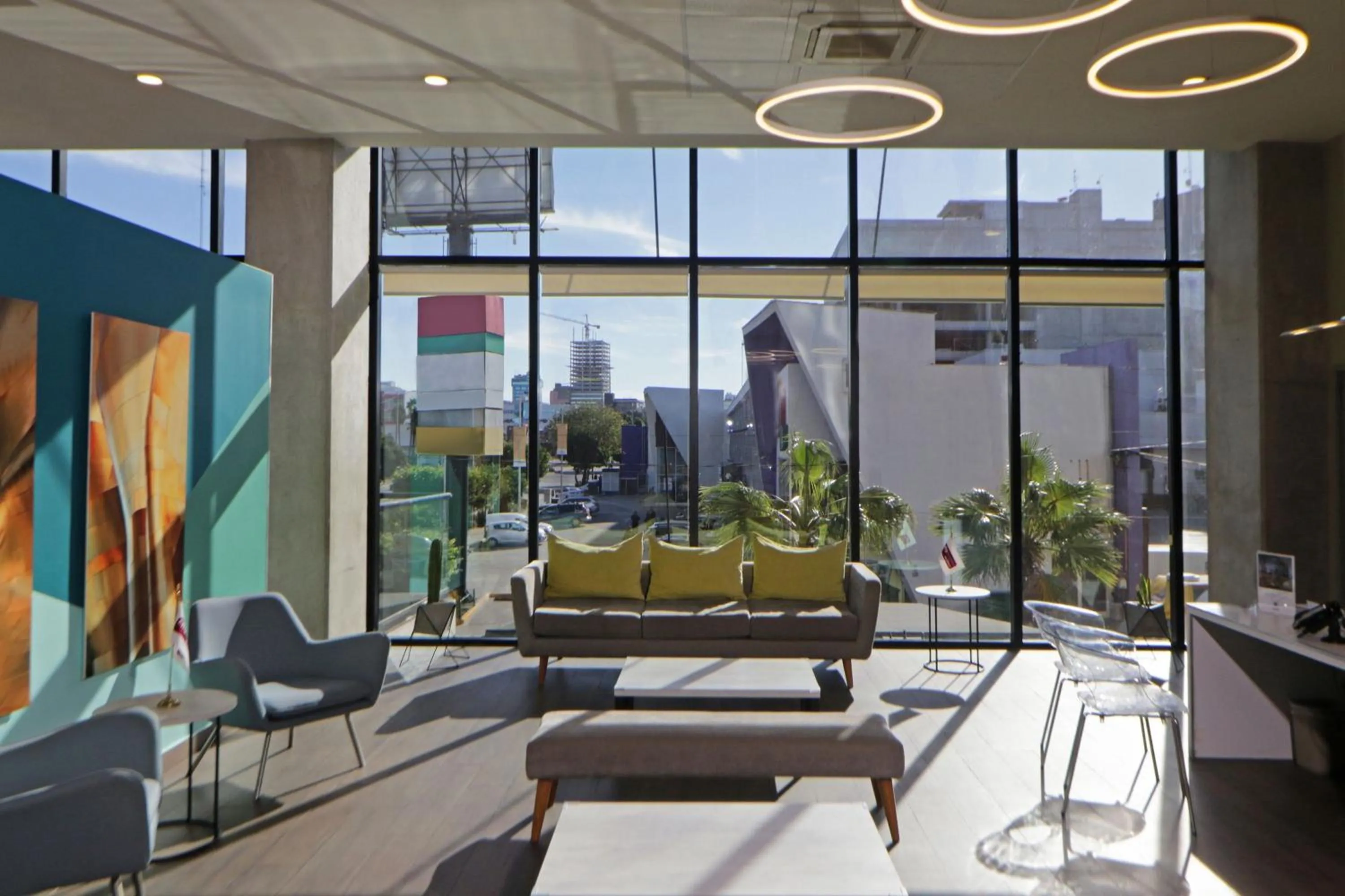 Lobby or reception in City Express Suites by Marriott Tijuana Rio