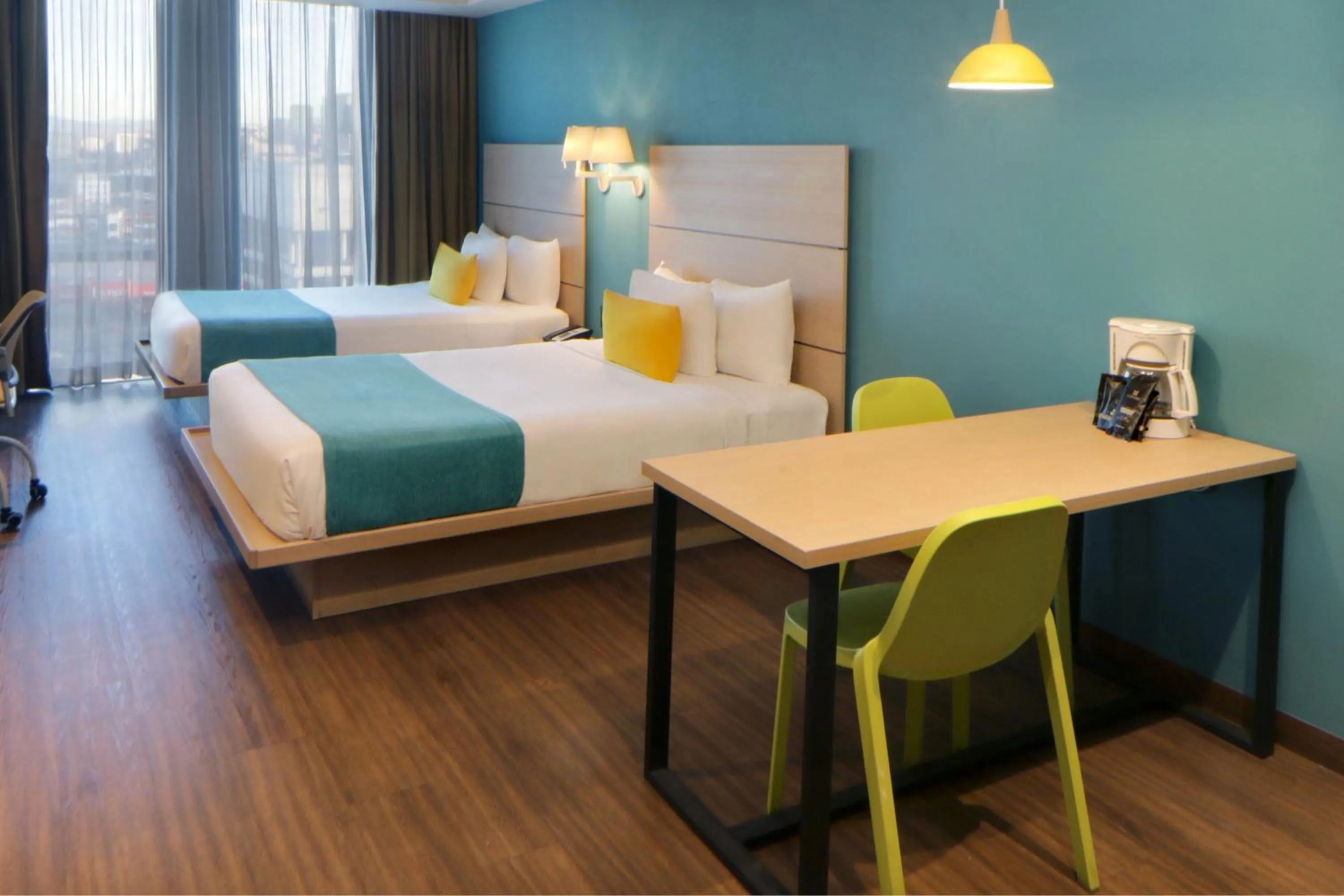 Bedroom, Bed in City Express Suites by Marriott Tijuana Rio