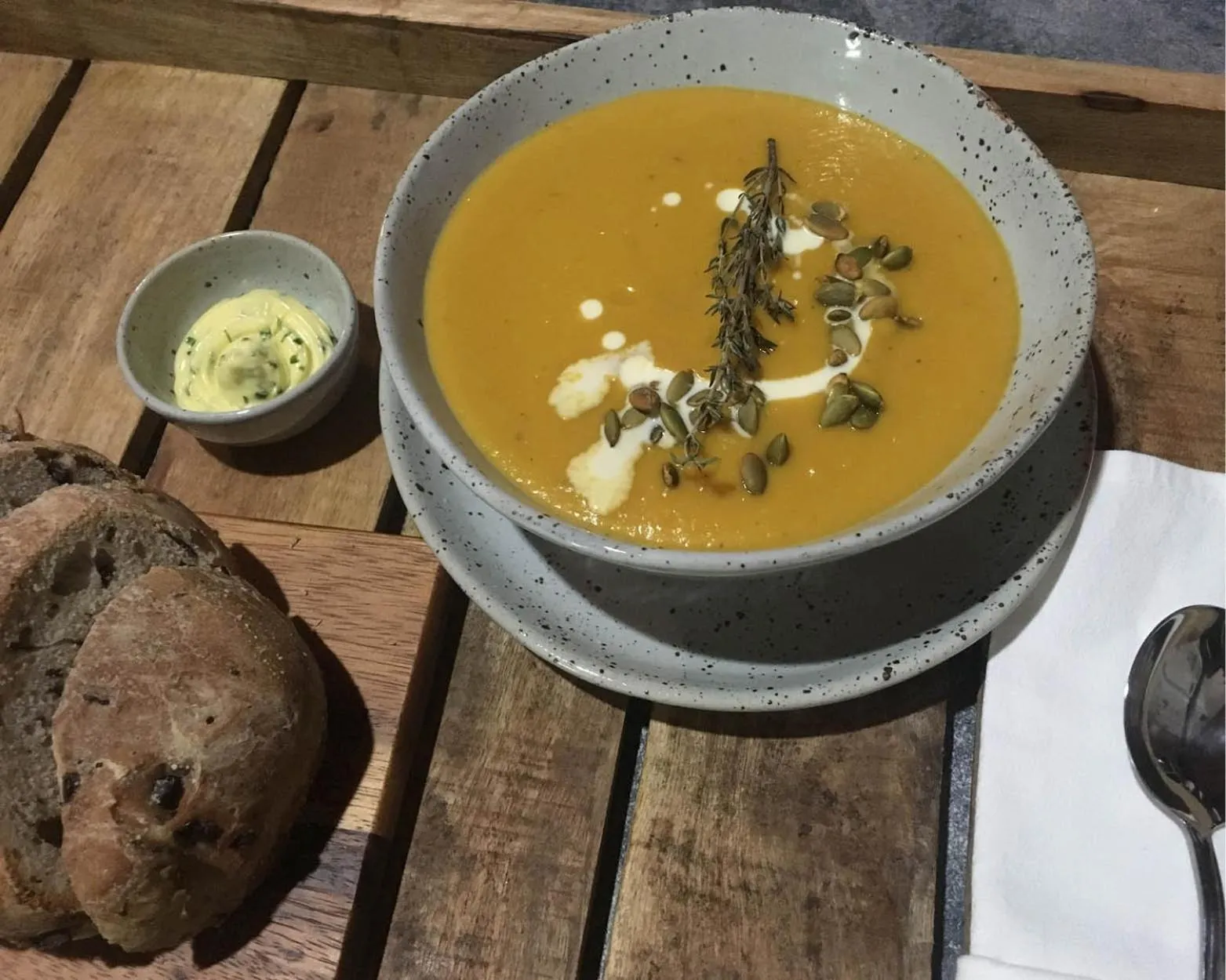 Food close-up in Copeland House