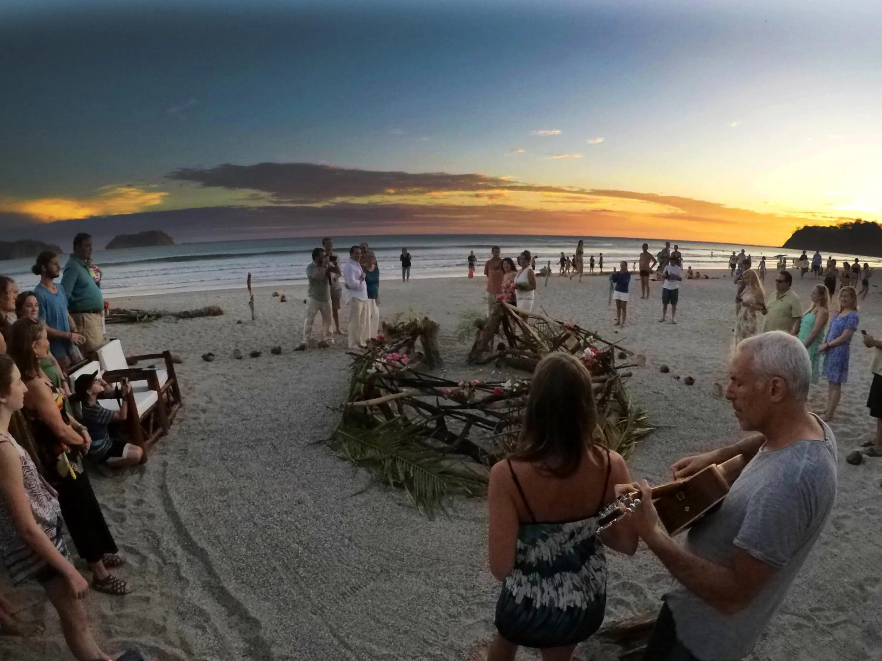 People in Locanda Samara Beach