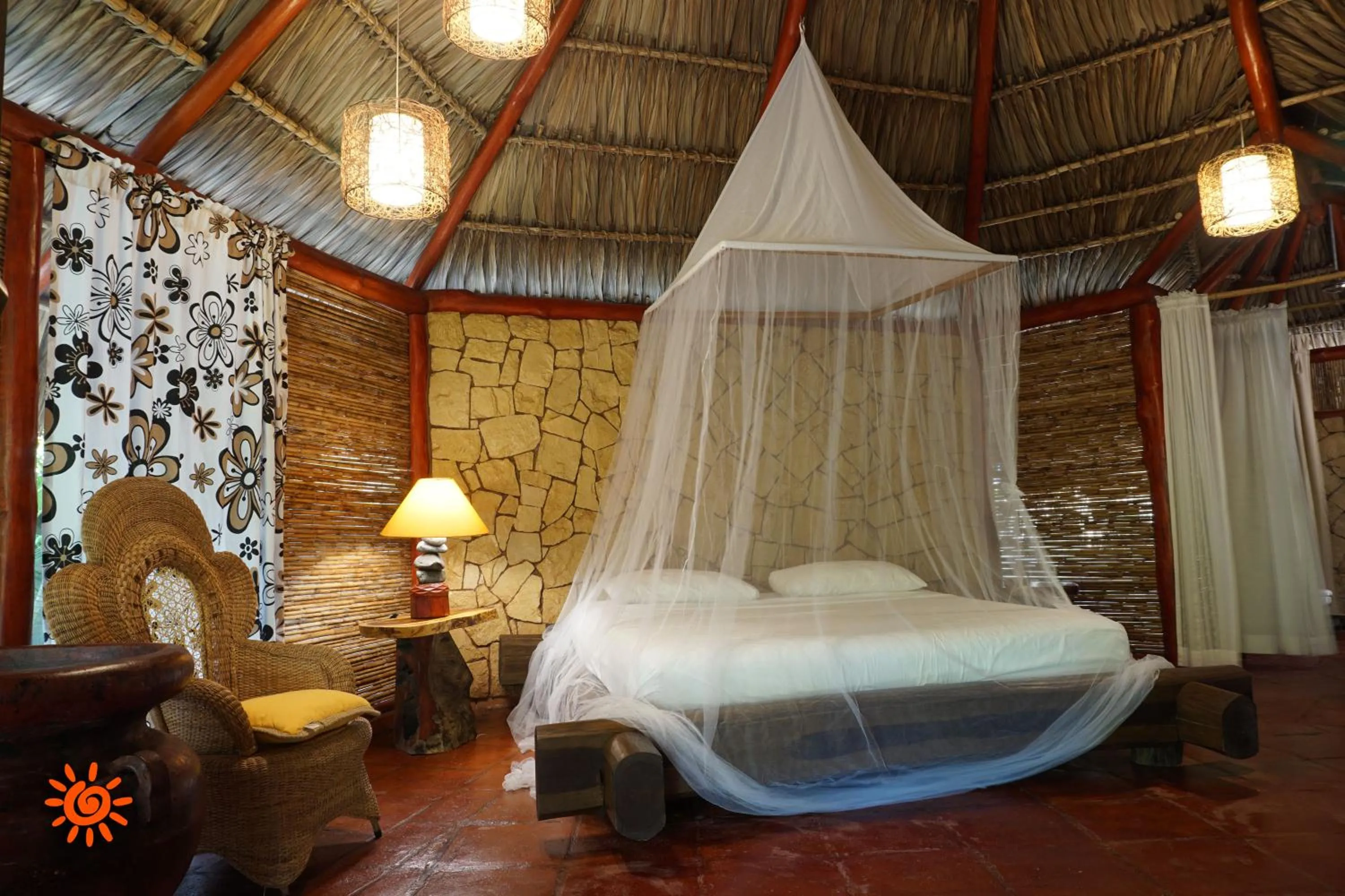 Bed in Locanda Samara Beach