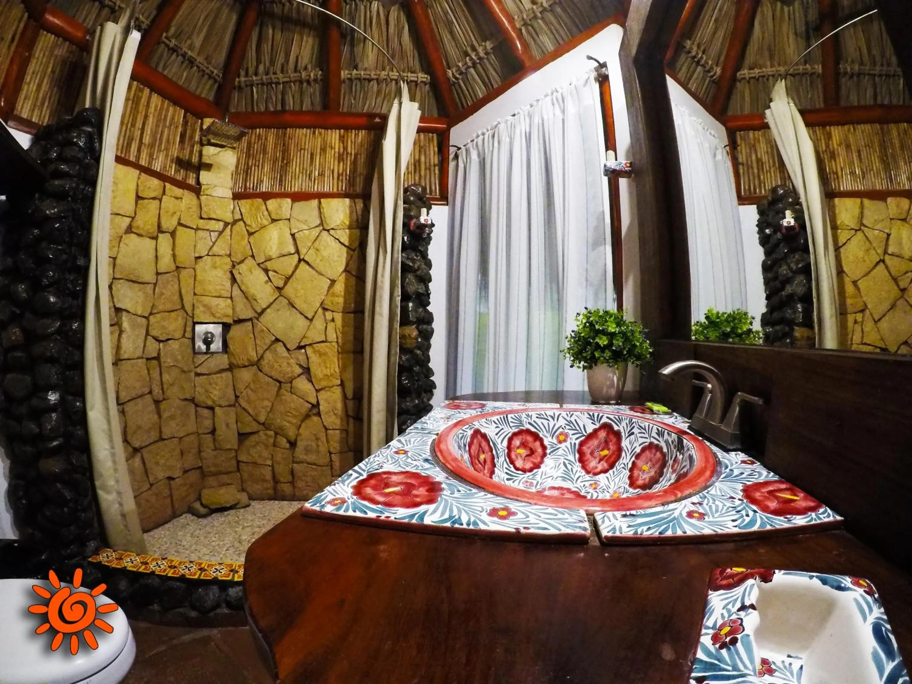Bathroom in Locanda Samara Beach