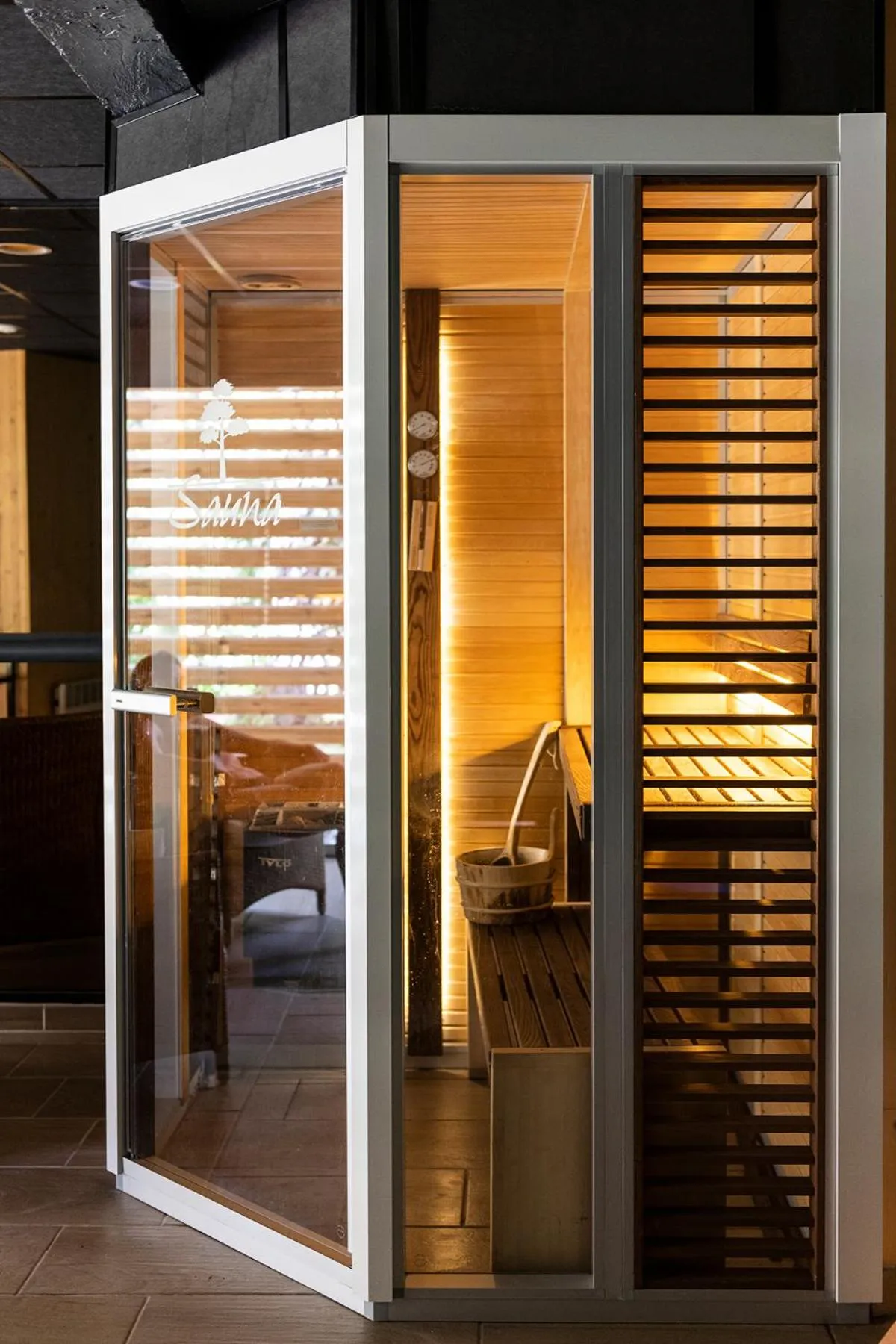 Sauna in Domaine La Gentilhommière