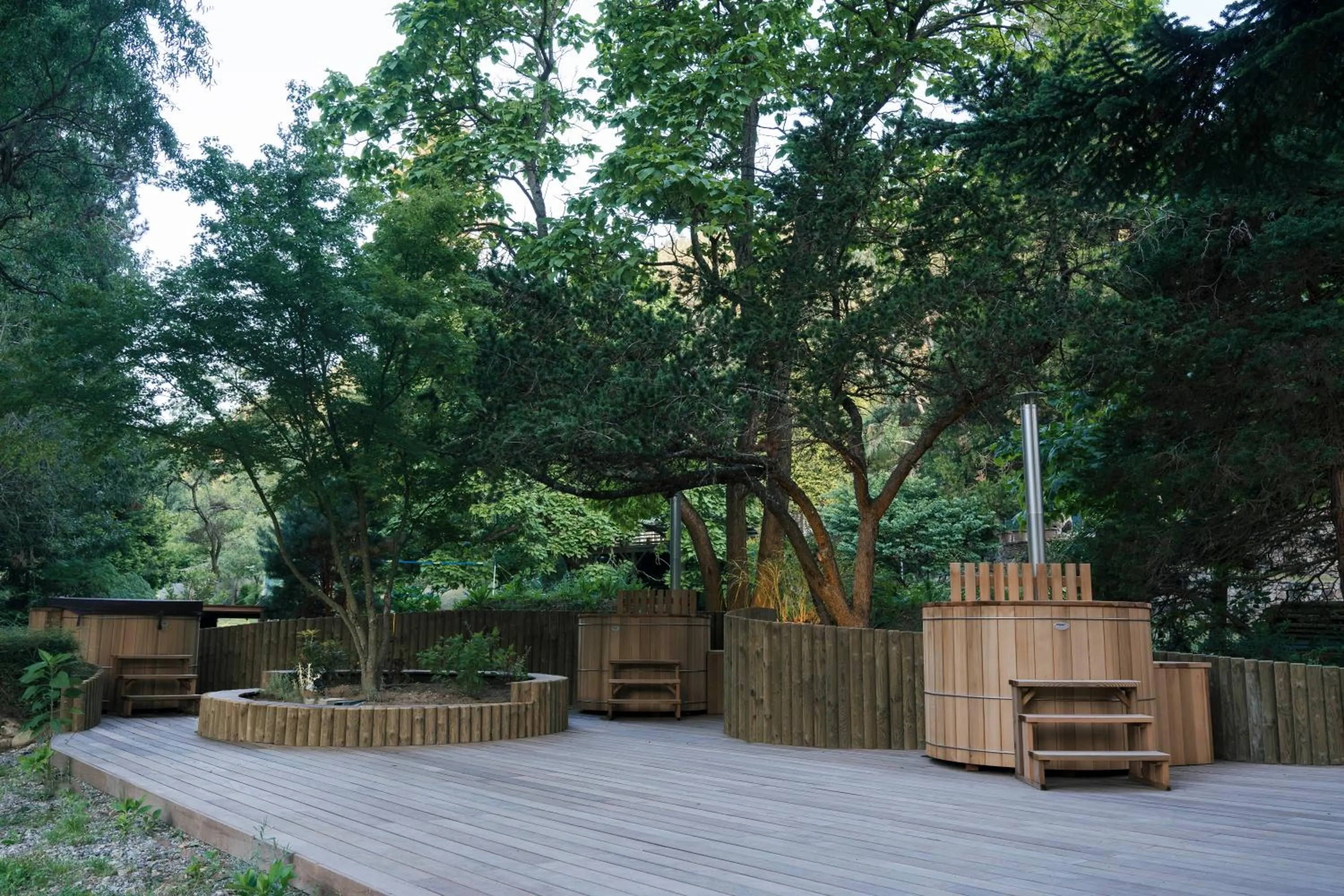 Hot Tub in Domaine La Gentilhommière