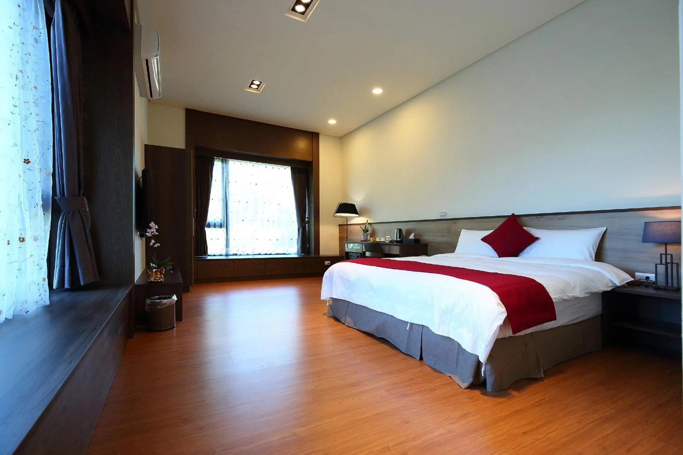 Bed in 雲起軒民宿 Cloudscape B&B