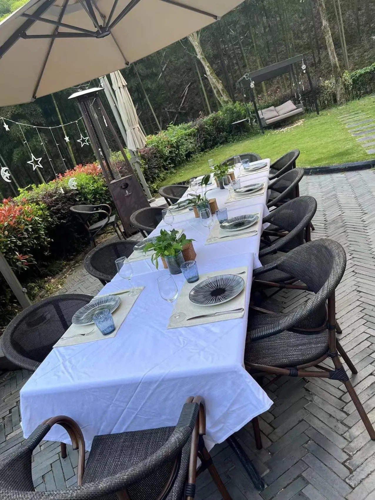 Patio in Moganshan Arcadia Resorts