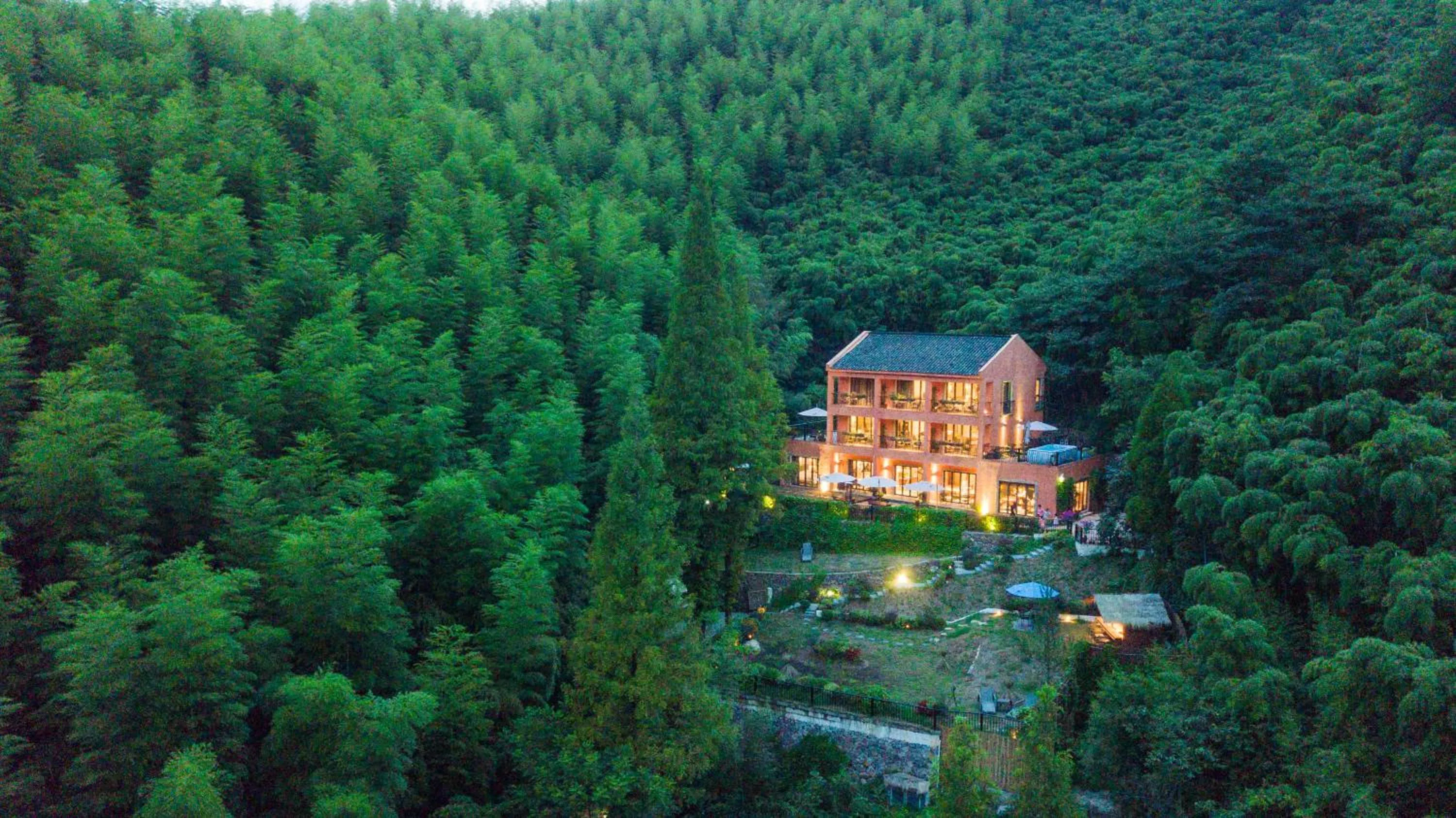 Bird's eye view in Moganshan Arcadia Resorts