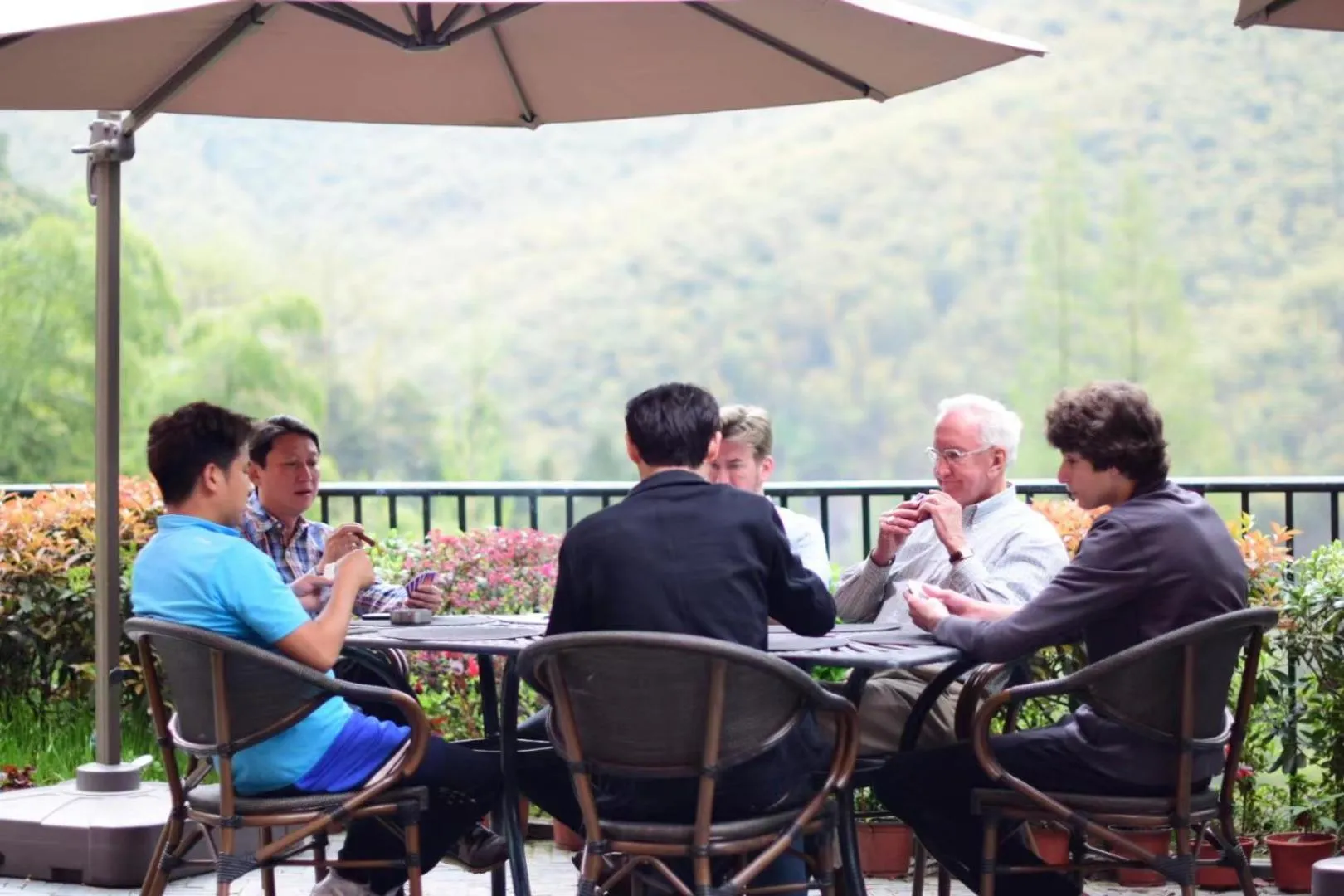 Patio in Moganshan Arcadia Resorts