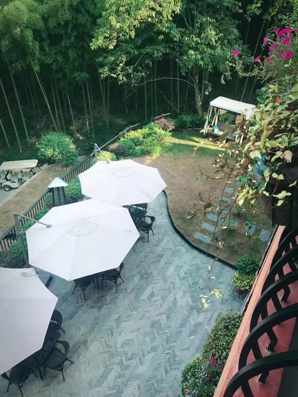 Patio in Moganshan Arcadia Resorts