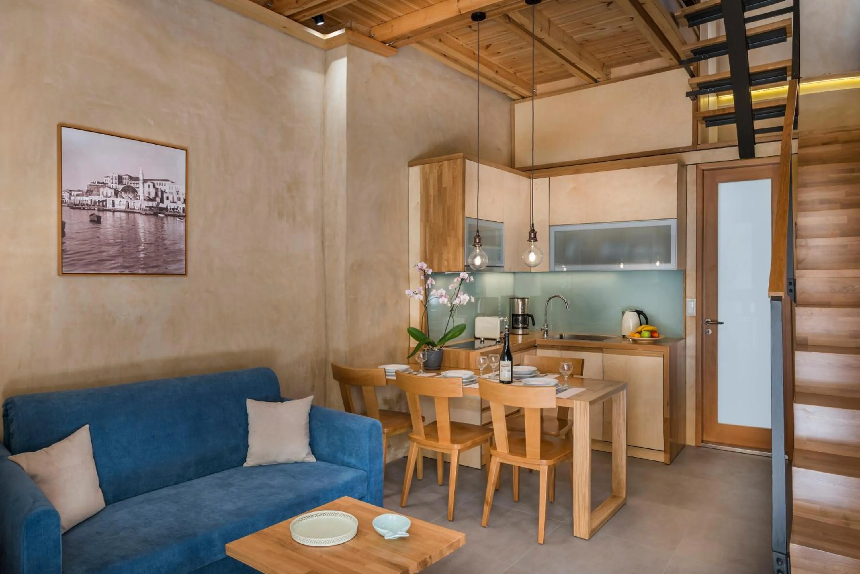 Kitchen or kitchenette in Neoria Houses