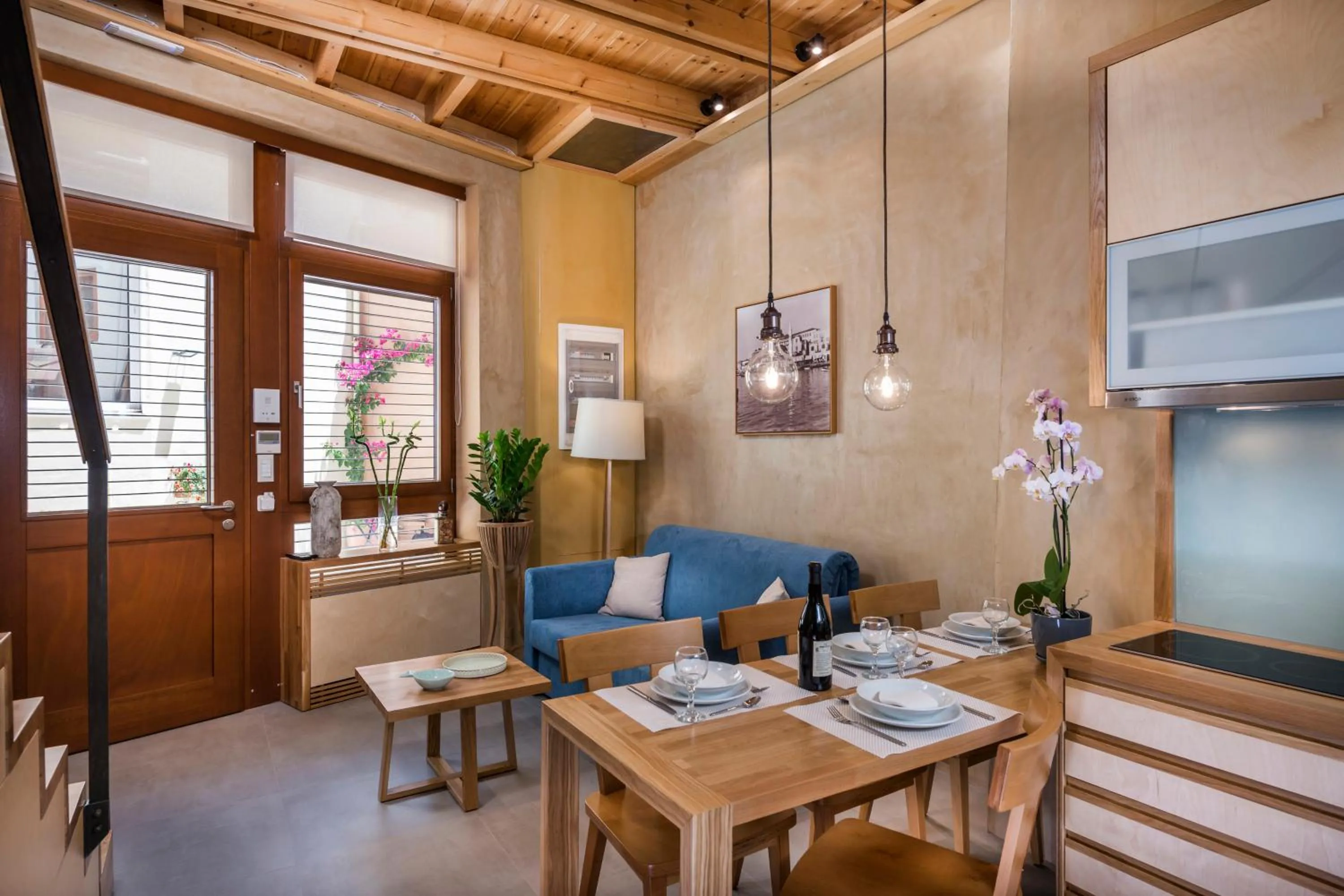 Living room in Neoria Houses