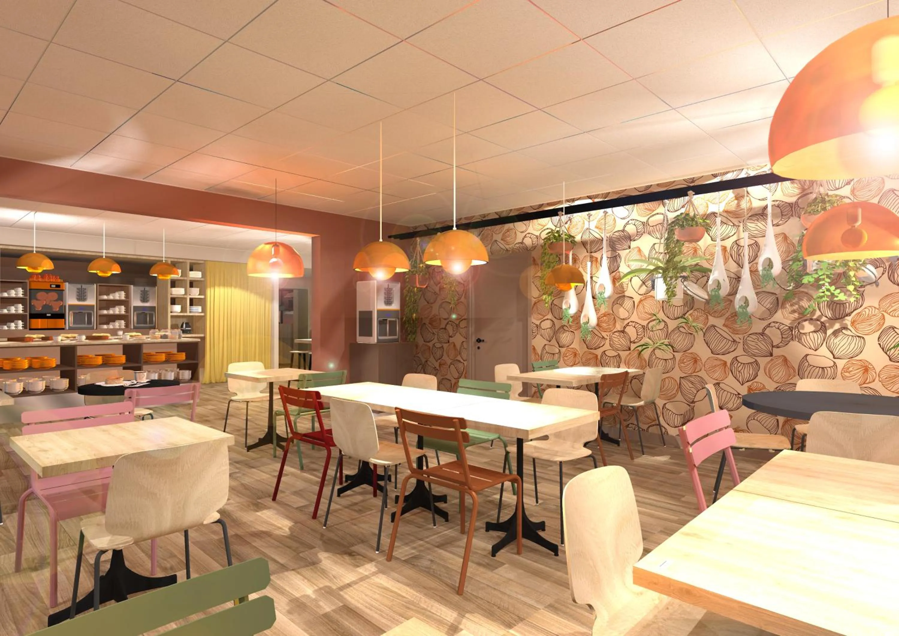 Lounge or bar in ibis Styles Guéret