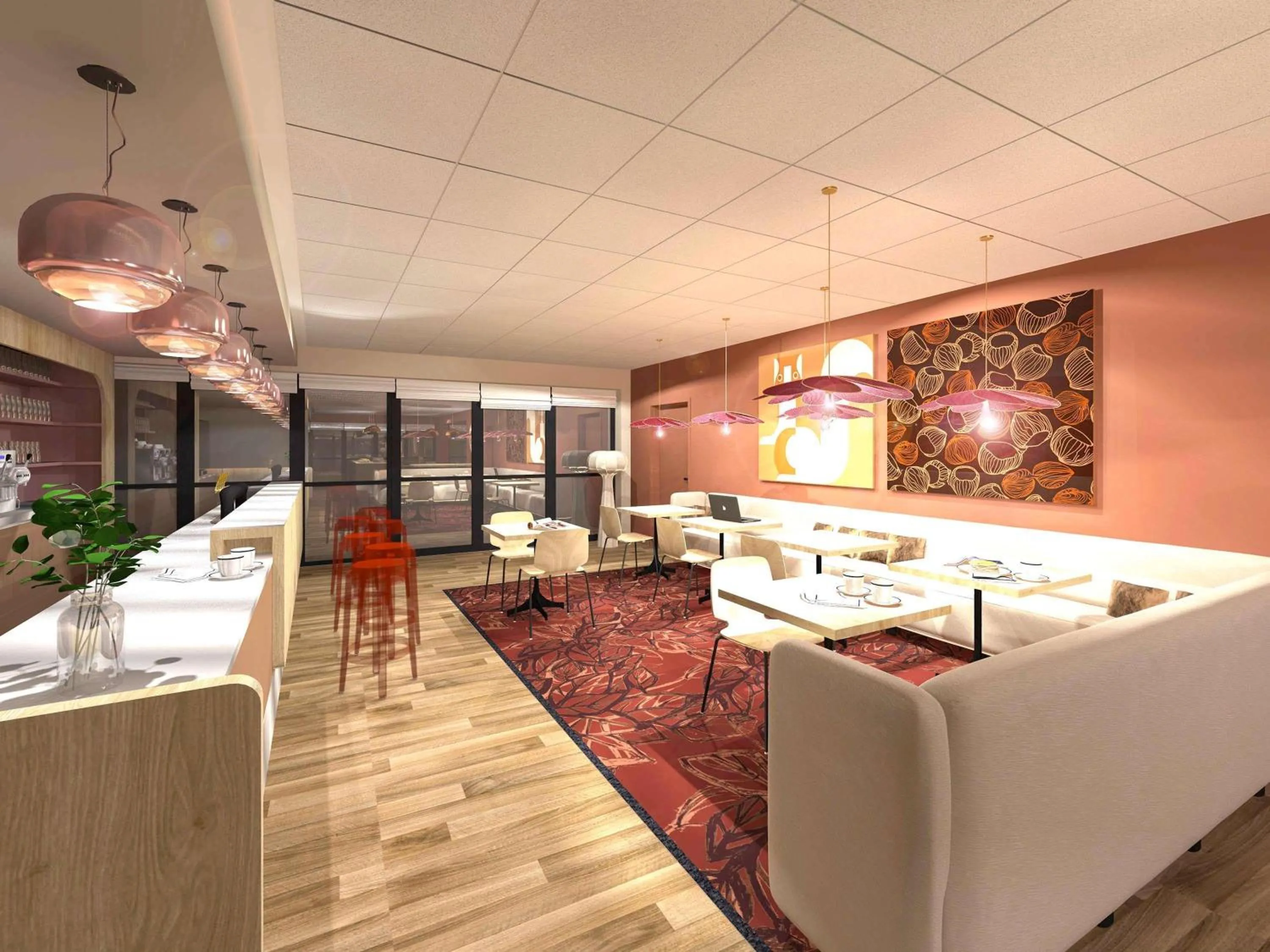 Lounge or bar in ibis Styles Guéret