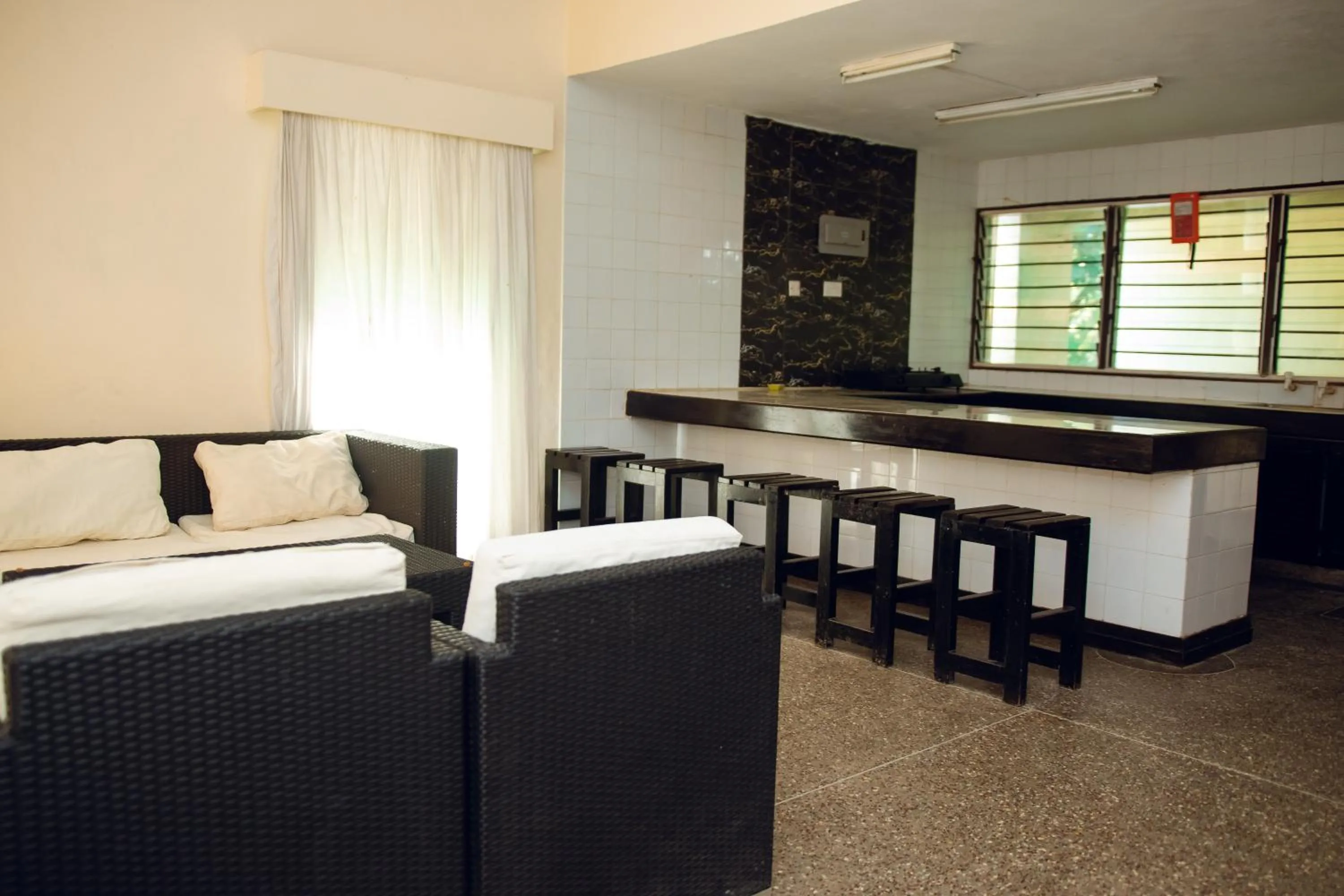 Living room in Indiana Beach Apartments