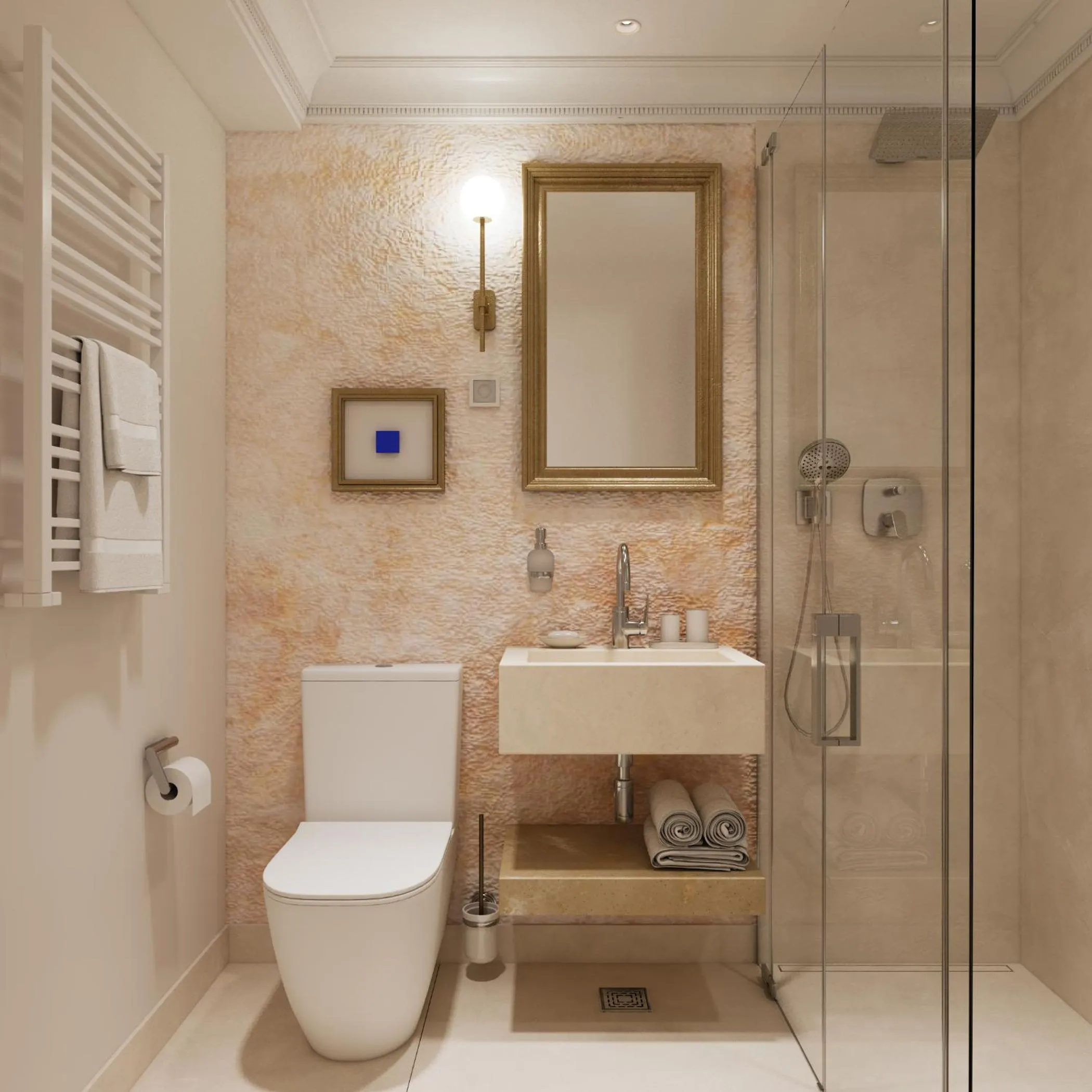 Toilet in Vila Perast Boutique Hotel