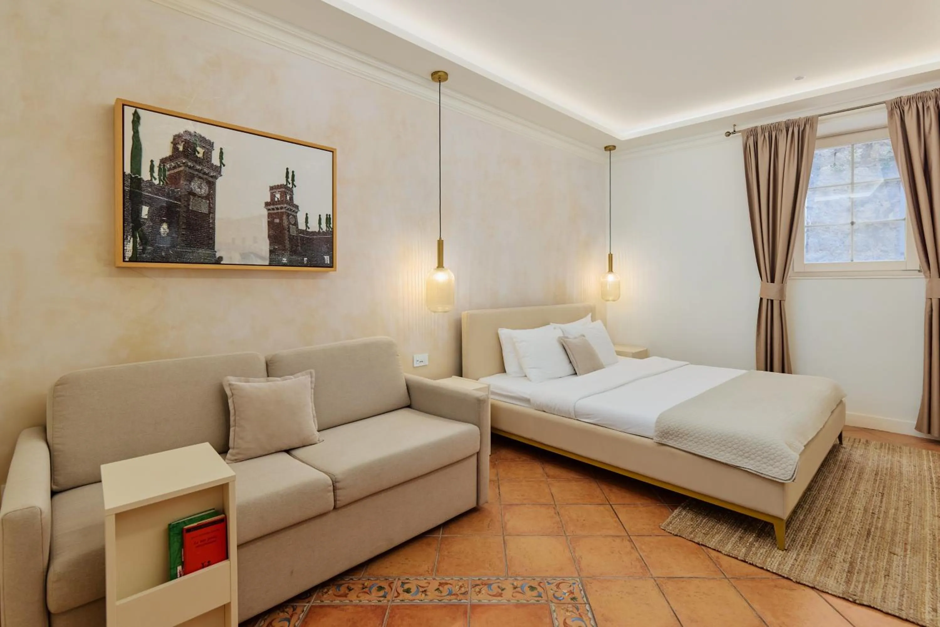 Bed in Vila Perast Boutique Hotel